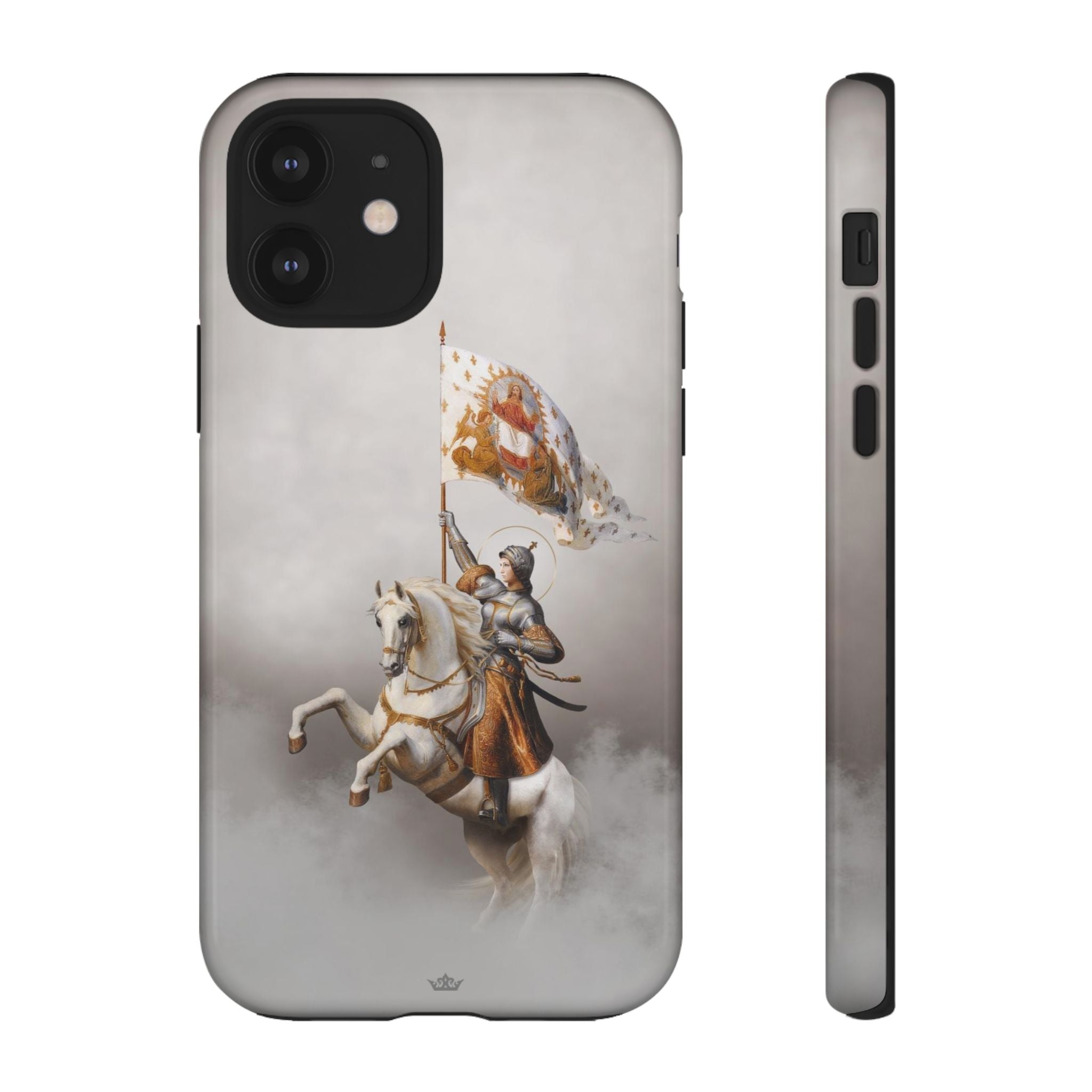 St. Joan of Arc in Battle Hard Phone Case (Light)