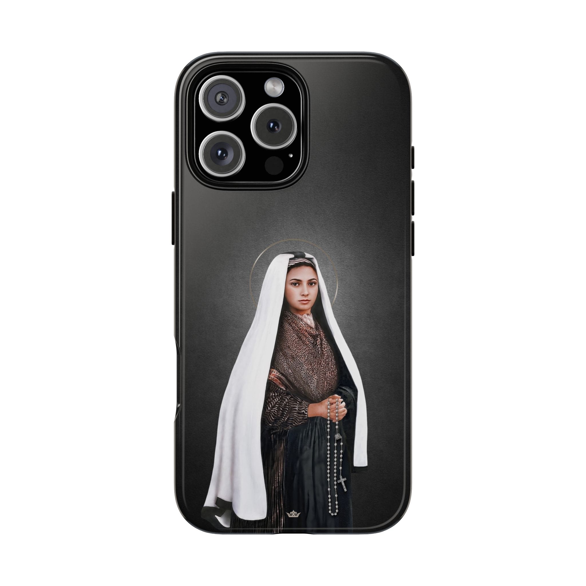 St. Bernadette Hard Phone Case (Dark) Copyright VENXARA