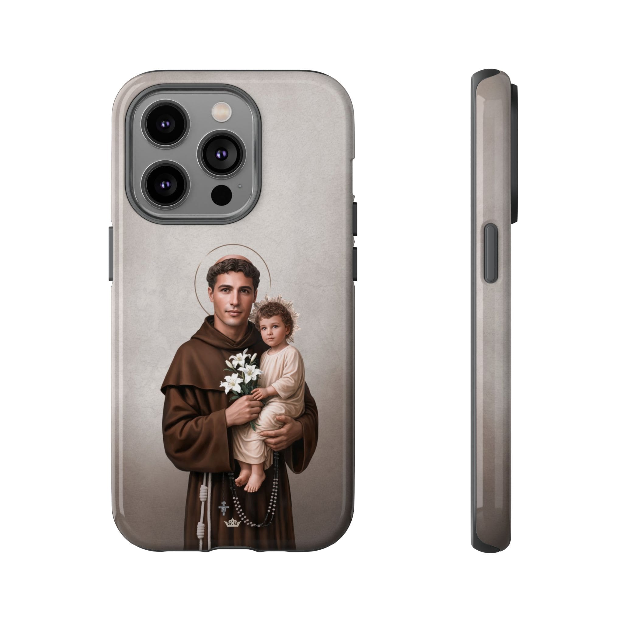 St. Anthony of Padua Hard Phone Case (Light) Copyright VENXARA