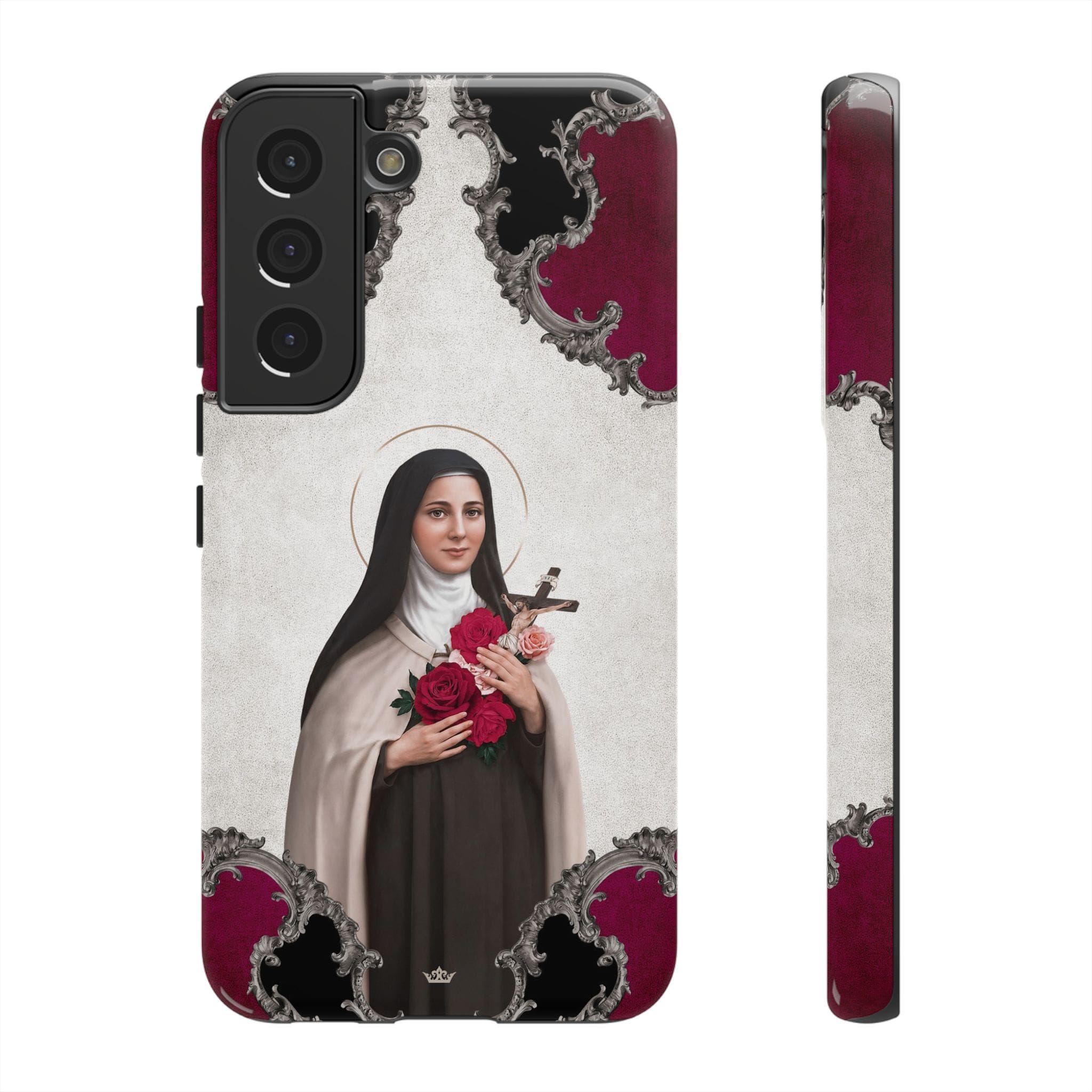 St. Therese of Lisieux Hard Phone Case (Baroque) Copyright VENXARA