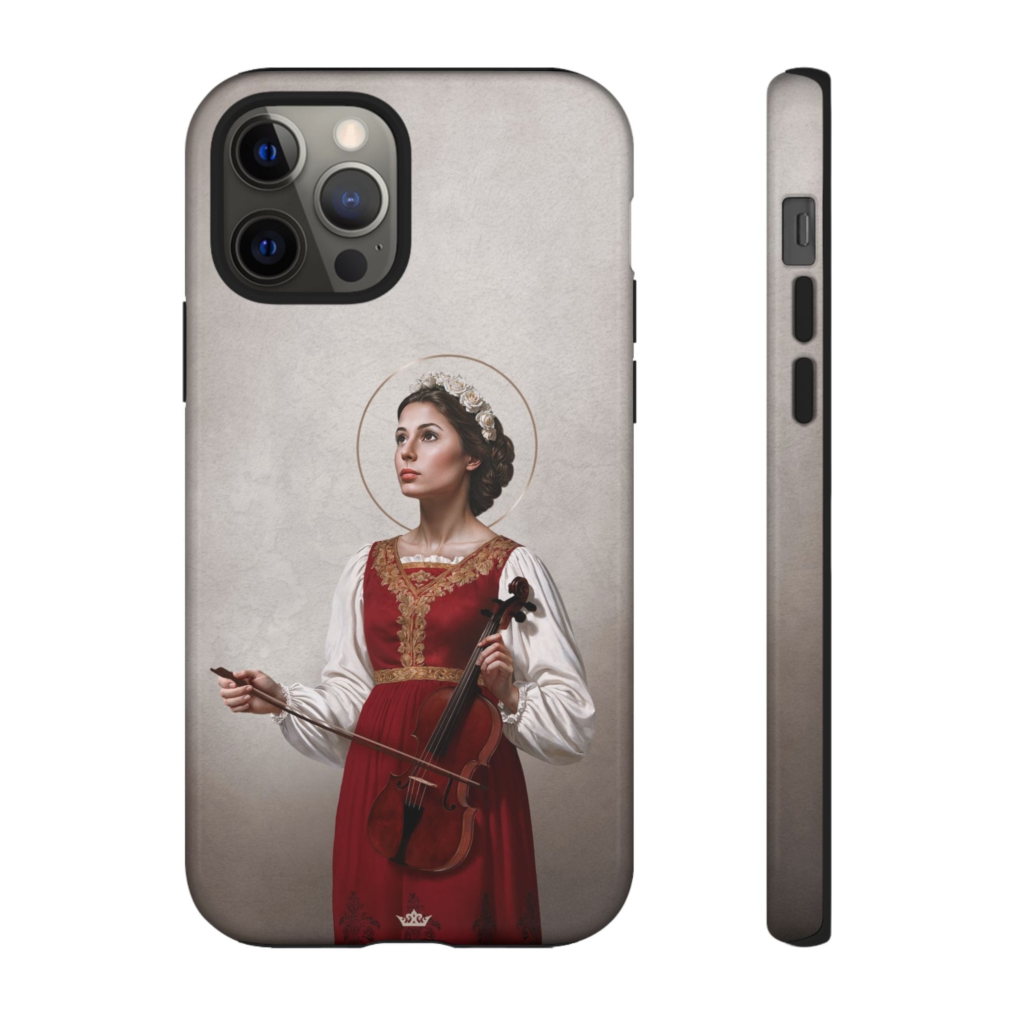 St. Cecilia Hard Phone Case (Light) Copyright VENXARA