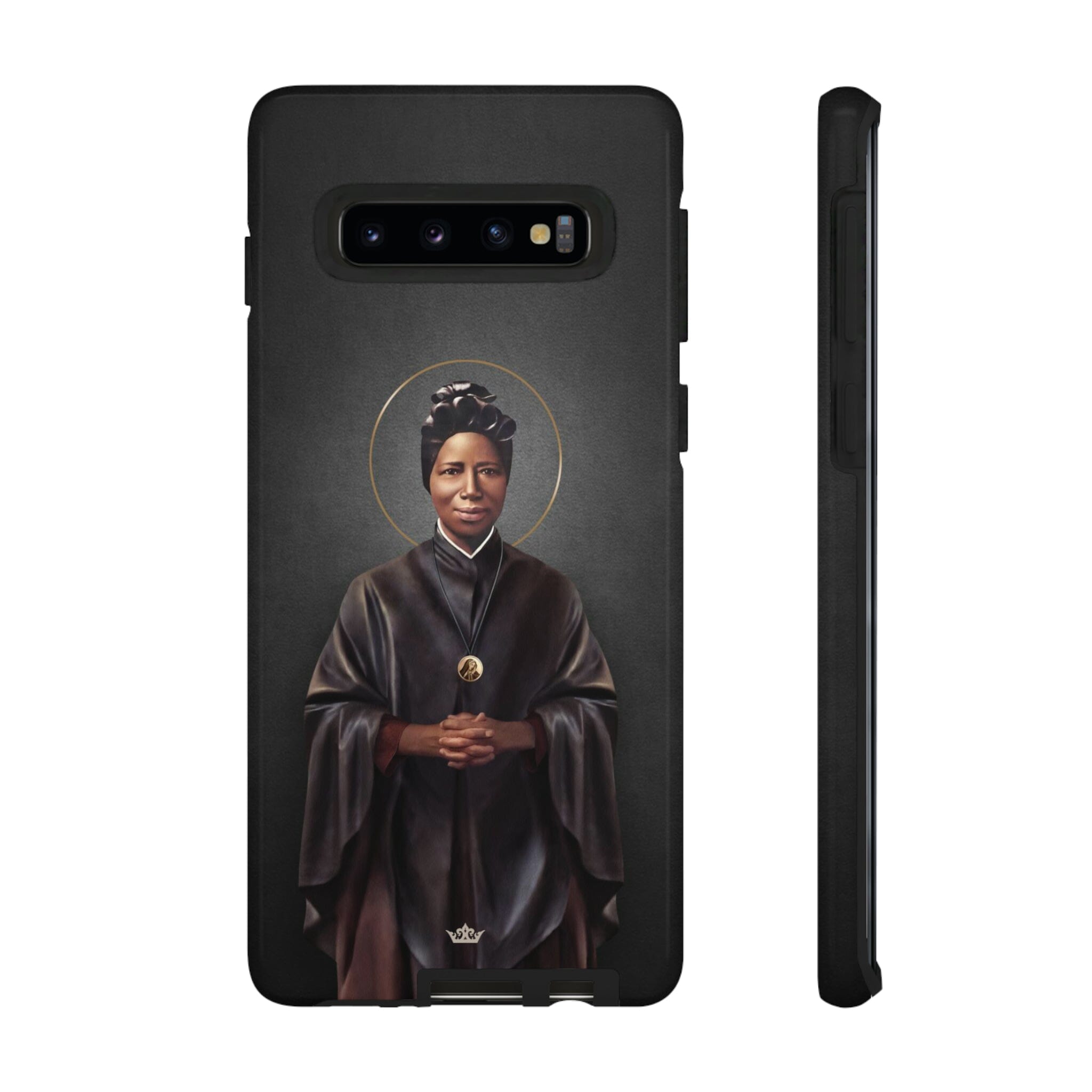 St. Josephine Bakhita Hard Phone Case (Dark)