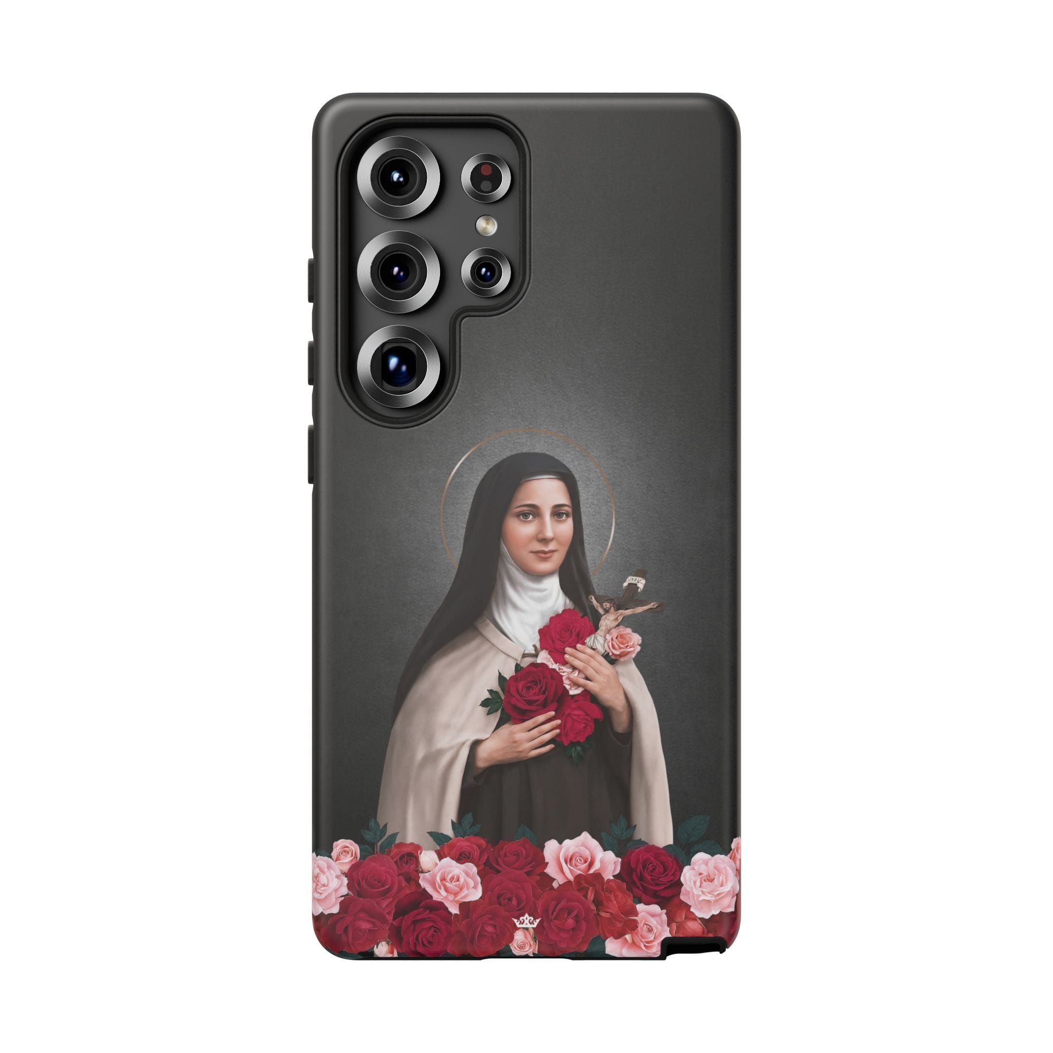 St. Therese of Lisieux Hard Phone Case (Dark) Copyright VENXARA