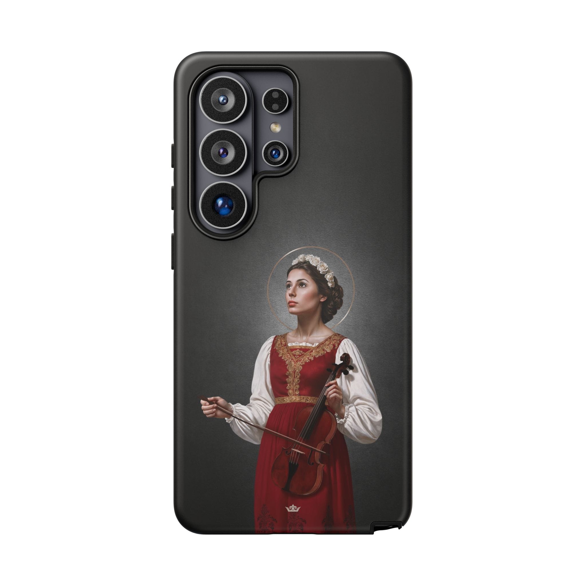 St. Cecilia Hard Phone Case (Dark) Copyright VENXARA