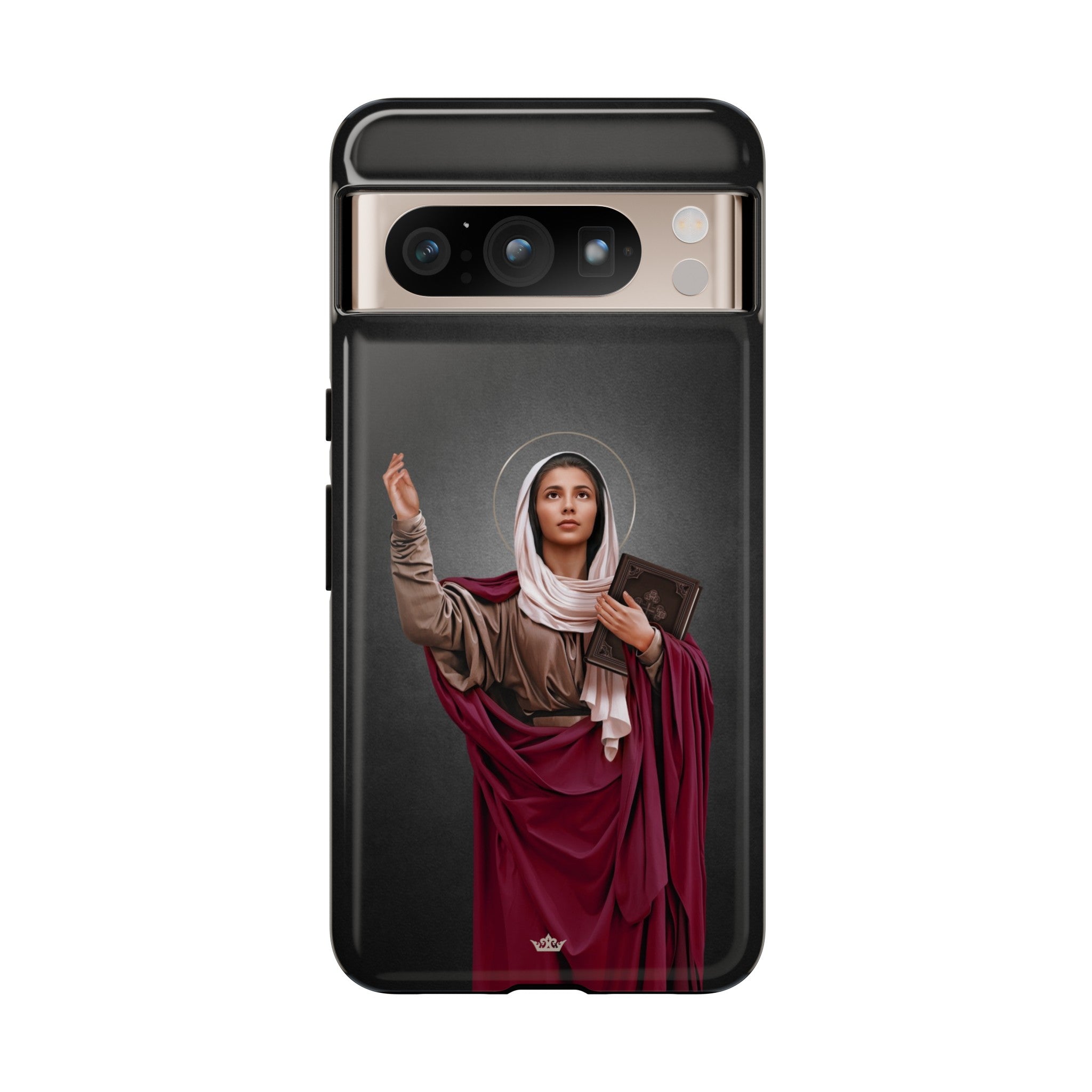 St. Monica Hard Phone Case (Dark)