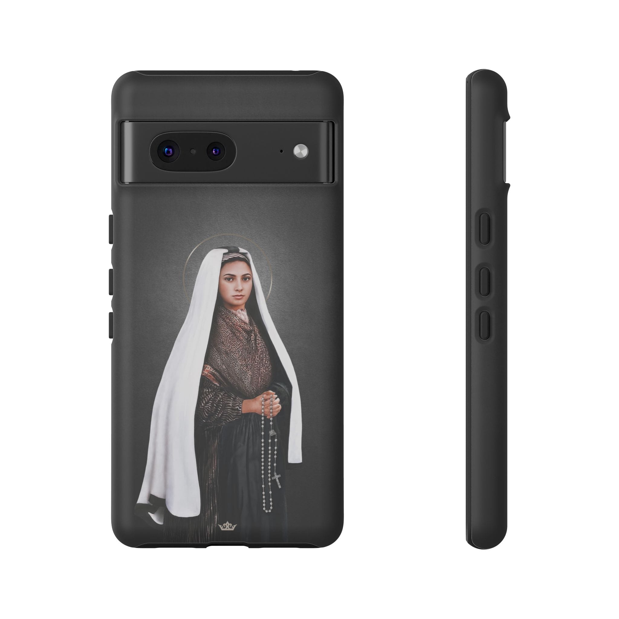 St. Bernadette Hard Phone Case (Dark) Copyright VENXARA