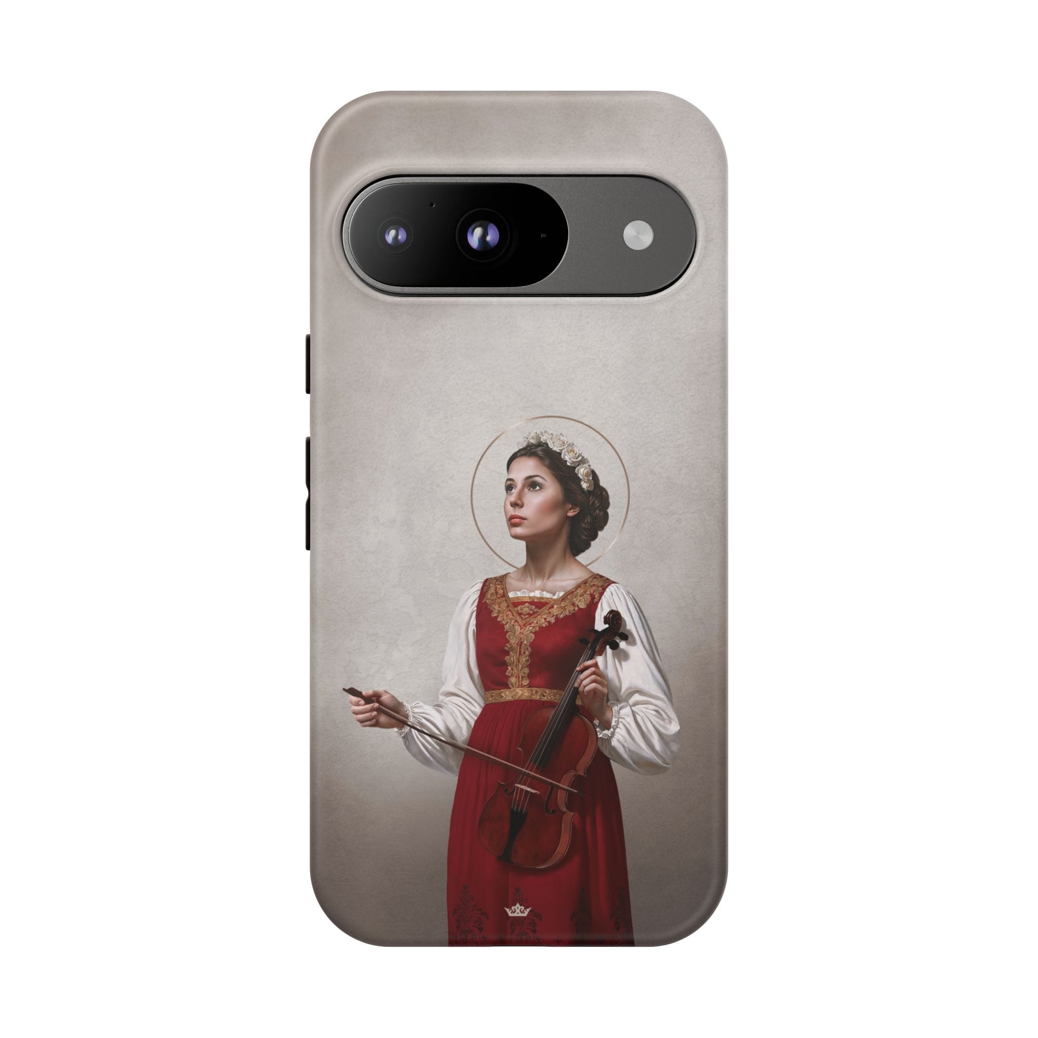 St. Cecilia Hard Phone Case (Light) Copyright VENXARA