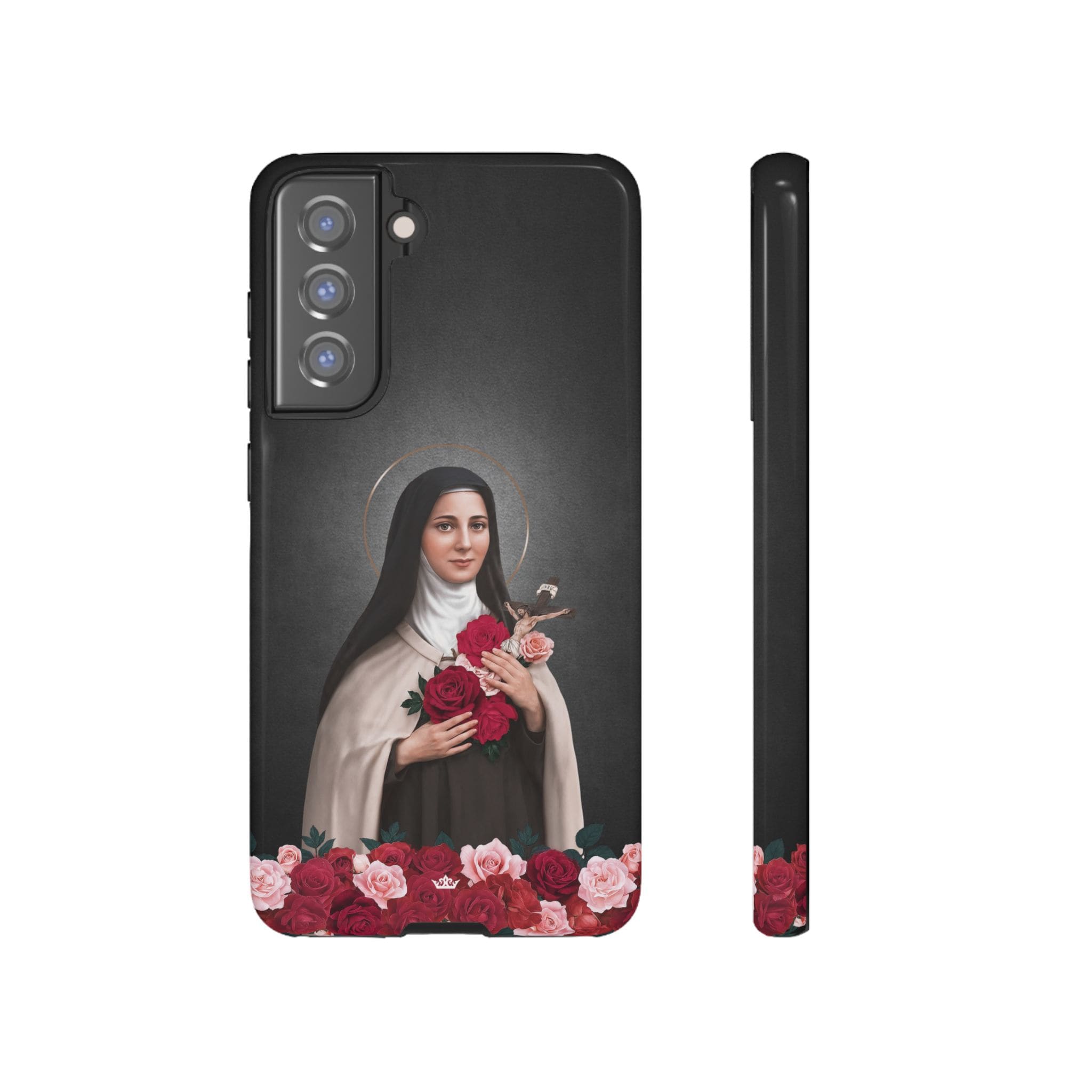 St. Therese of Lisieux Hard Phone Case (Dark) Copyright VENXARA