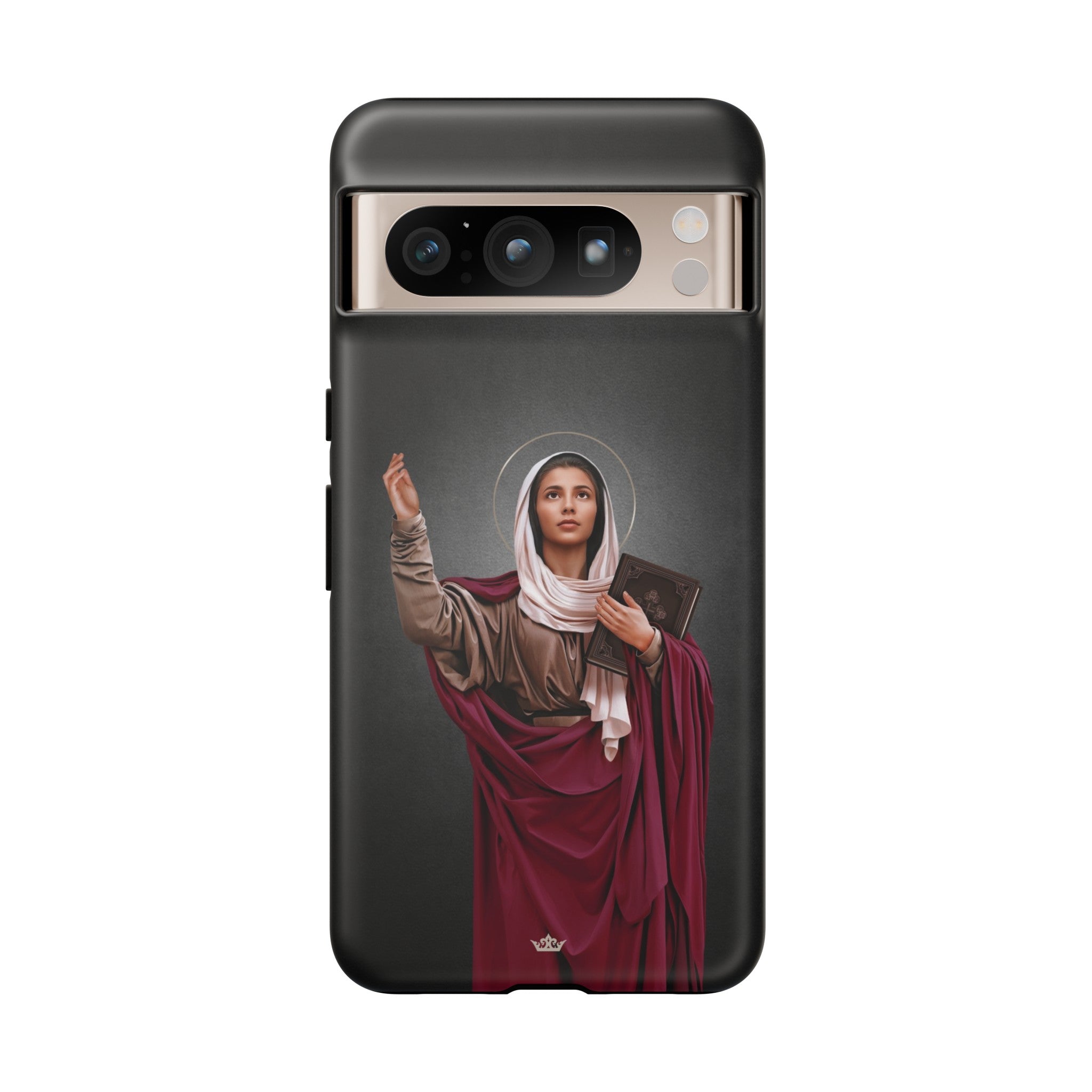 St. Monica Hard Phone Case (Dark)