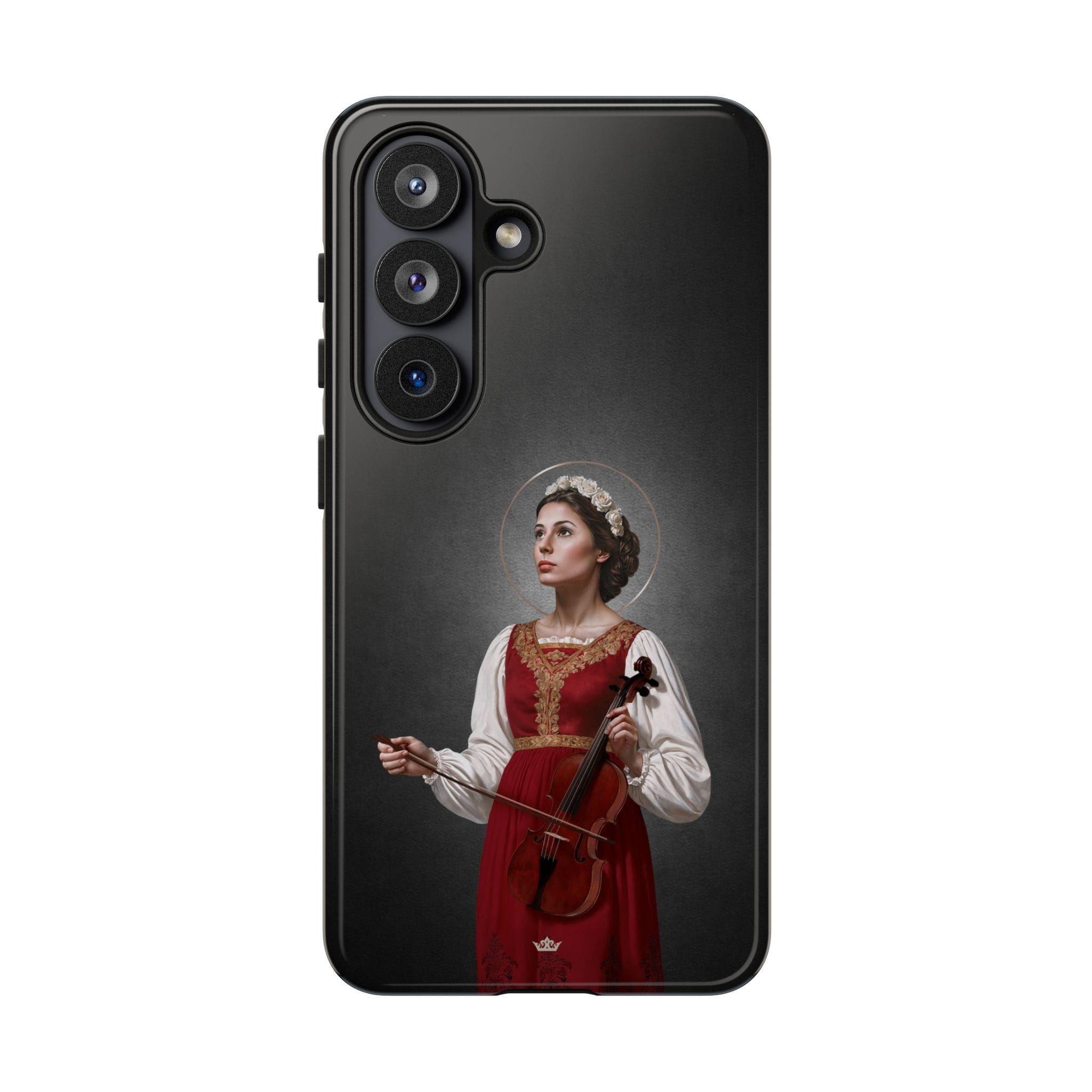 St. Cecilia Hard Phone Case (Dark) Copyright VENXARA