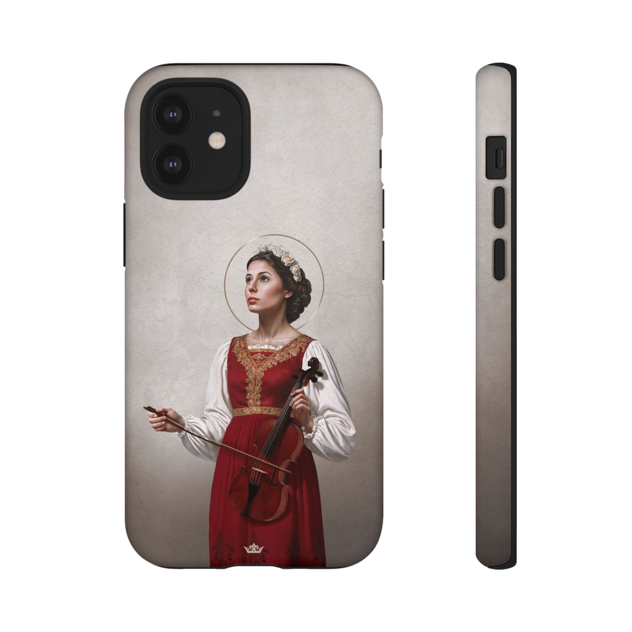 St. Cecilia Hard Phone Case (Light) Copyright VENXARA
