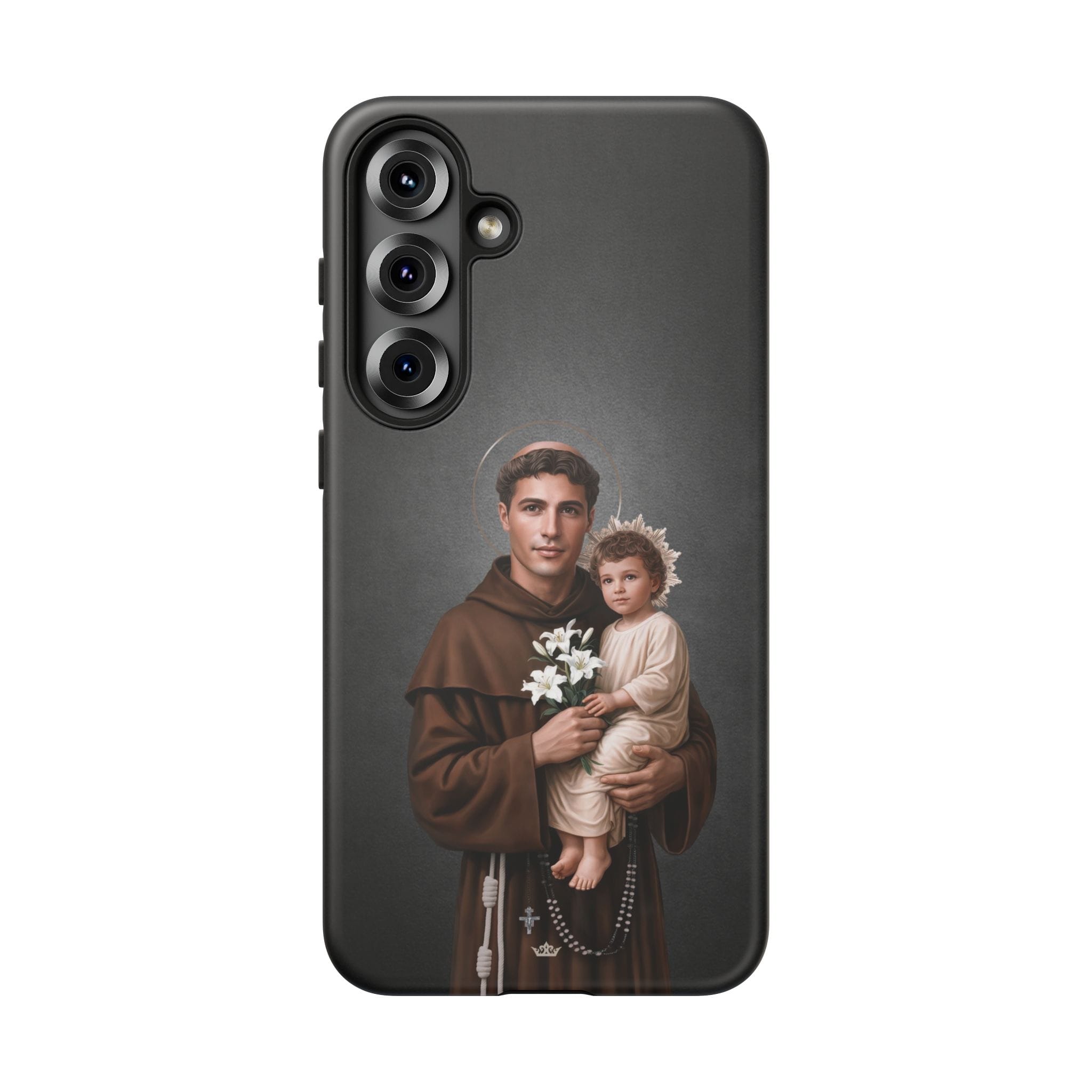 St. Anthony of Padua Hard Phone Case (Dark) Copyright VENXARA