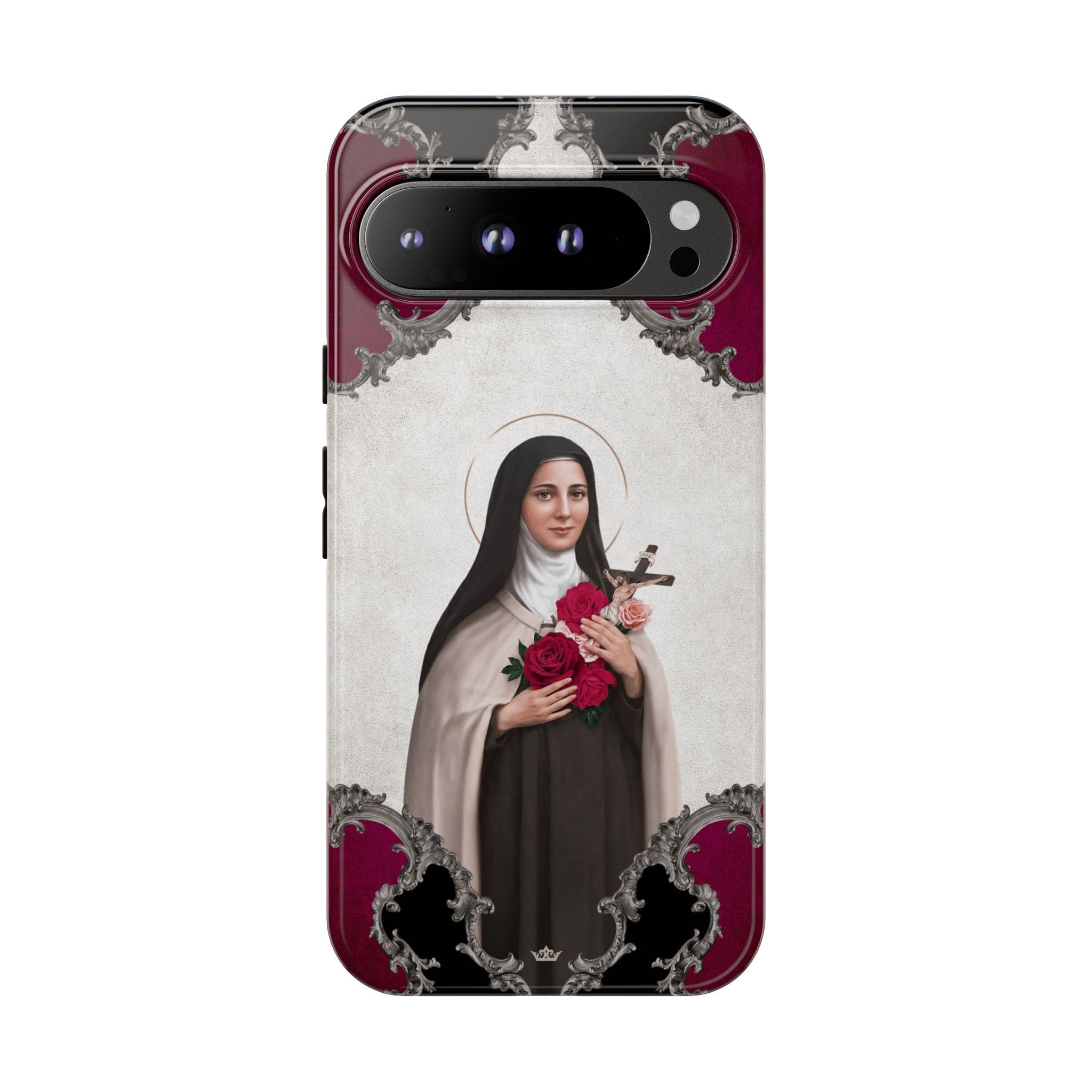 St. Therese of Lisieux Hard Phone Case (Baroque) Copyright VENXARA