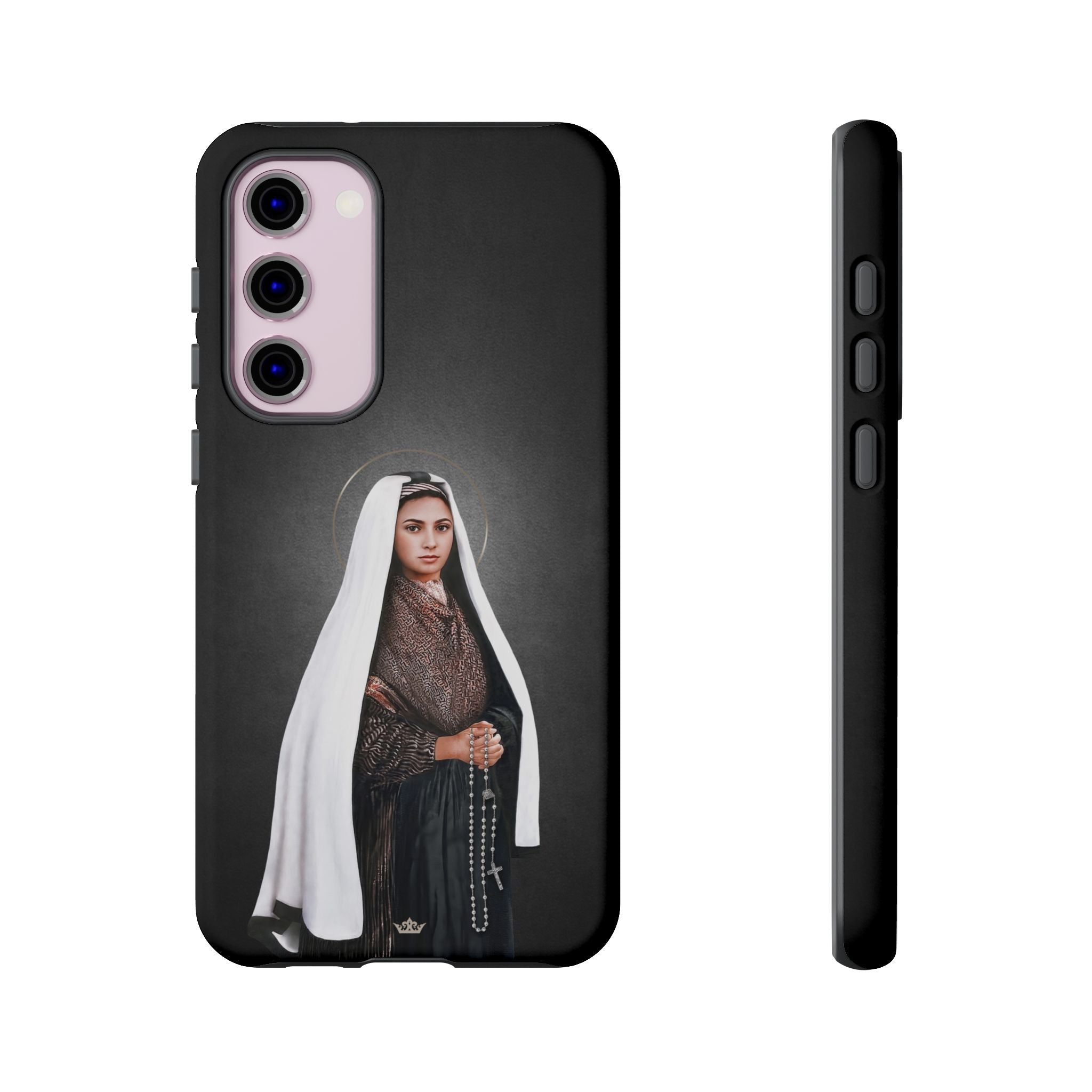 St. Bernadette Hard Phone Case (Dark) Copyright VENXARA