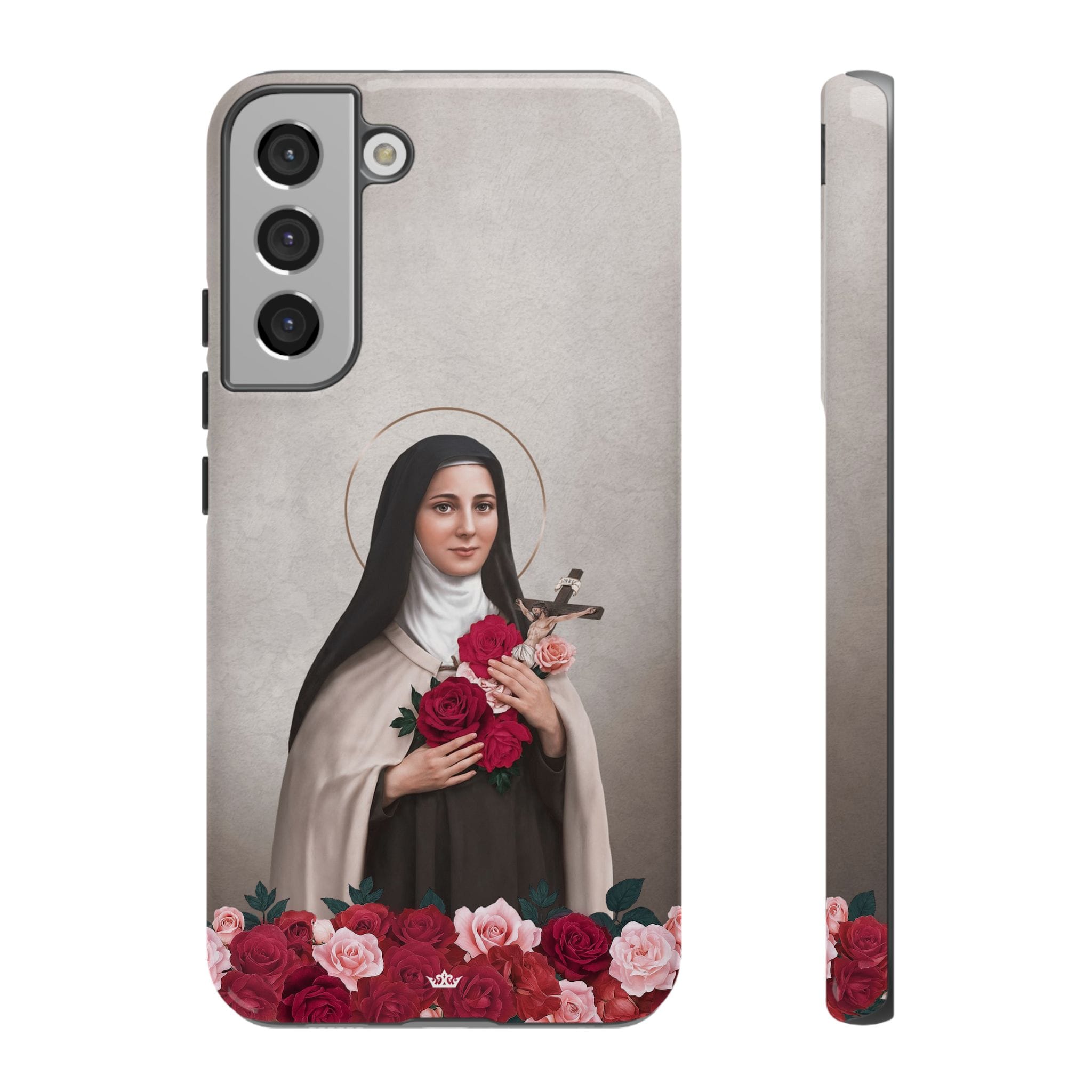 St. Therese of Lisieux Hard Phone Case (Light) Copyright VENXARA