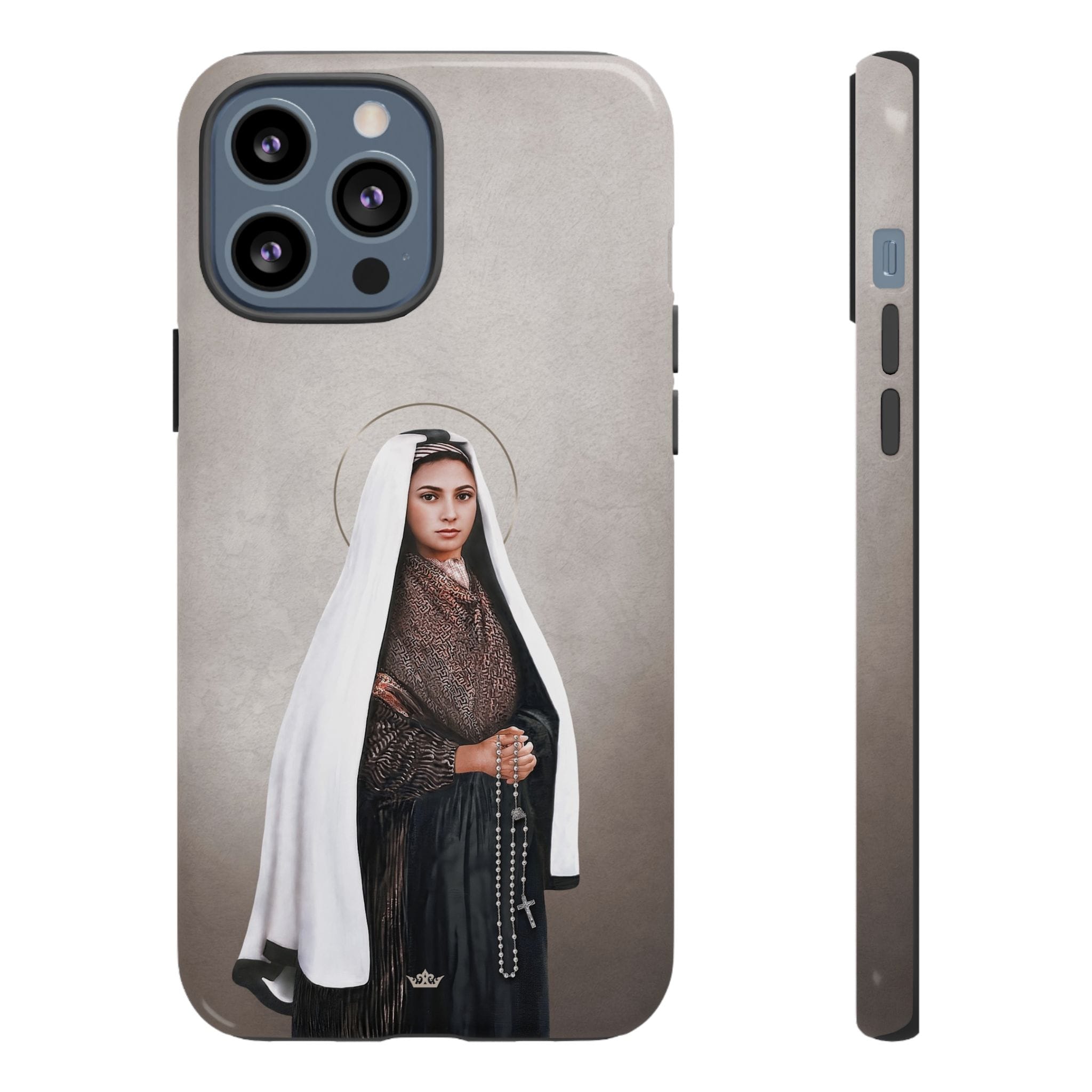 St. Bernadette Hard Phone Case (Light) Copyright VENXARA