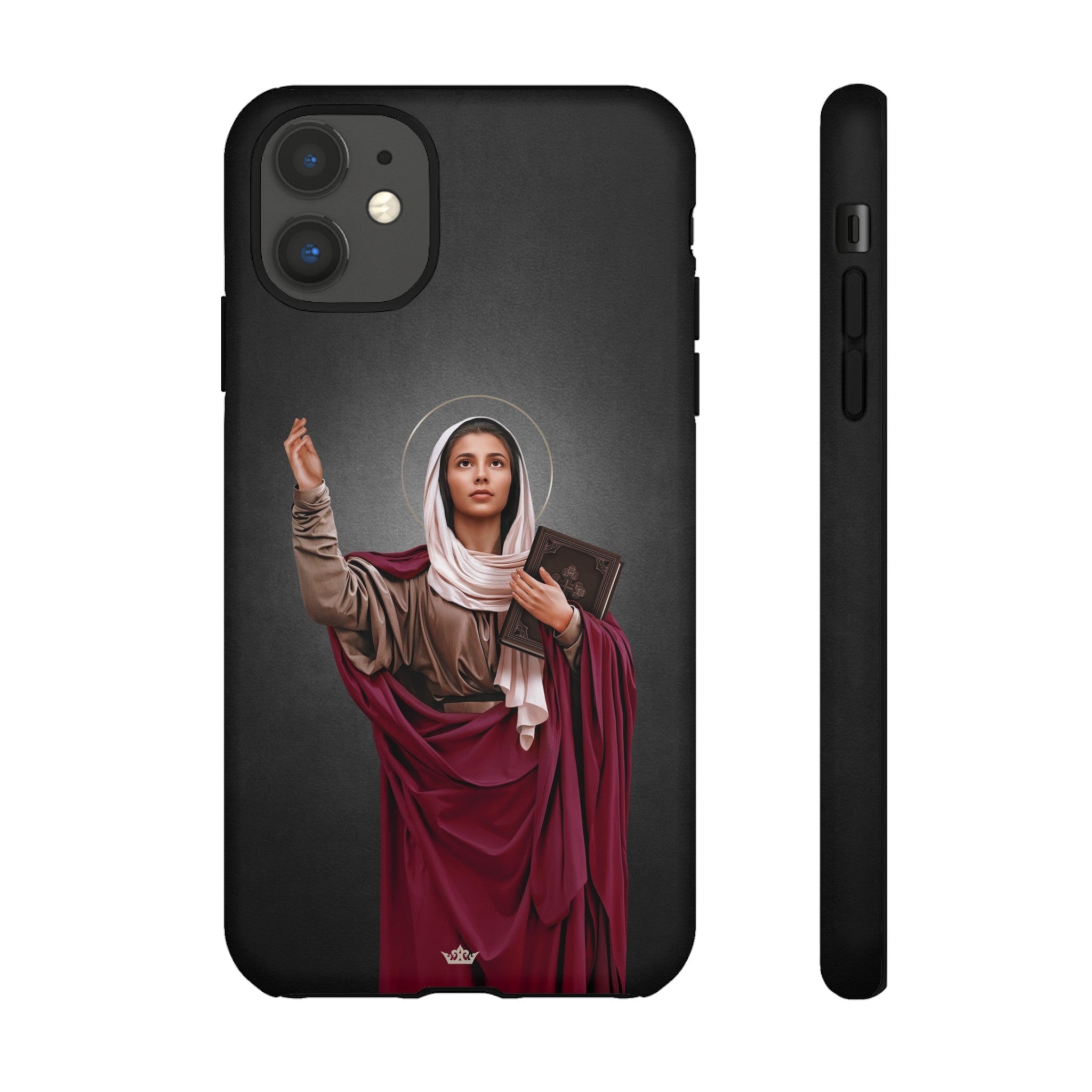 St. Monica Hard Phone Case (Dark)