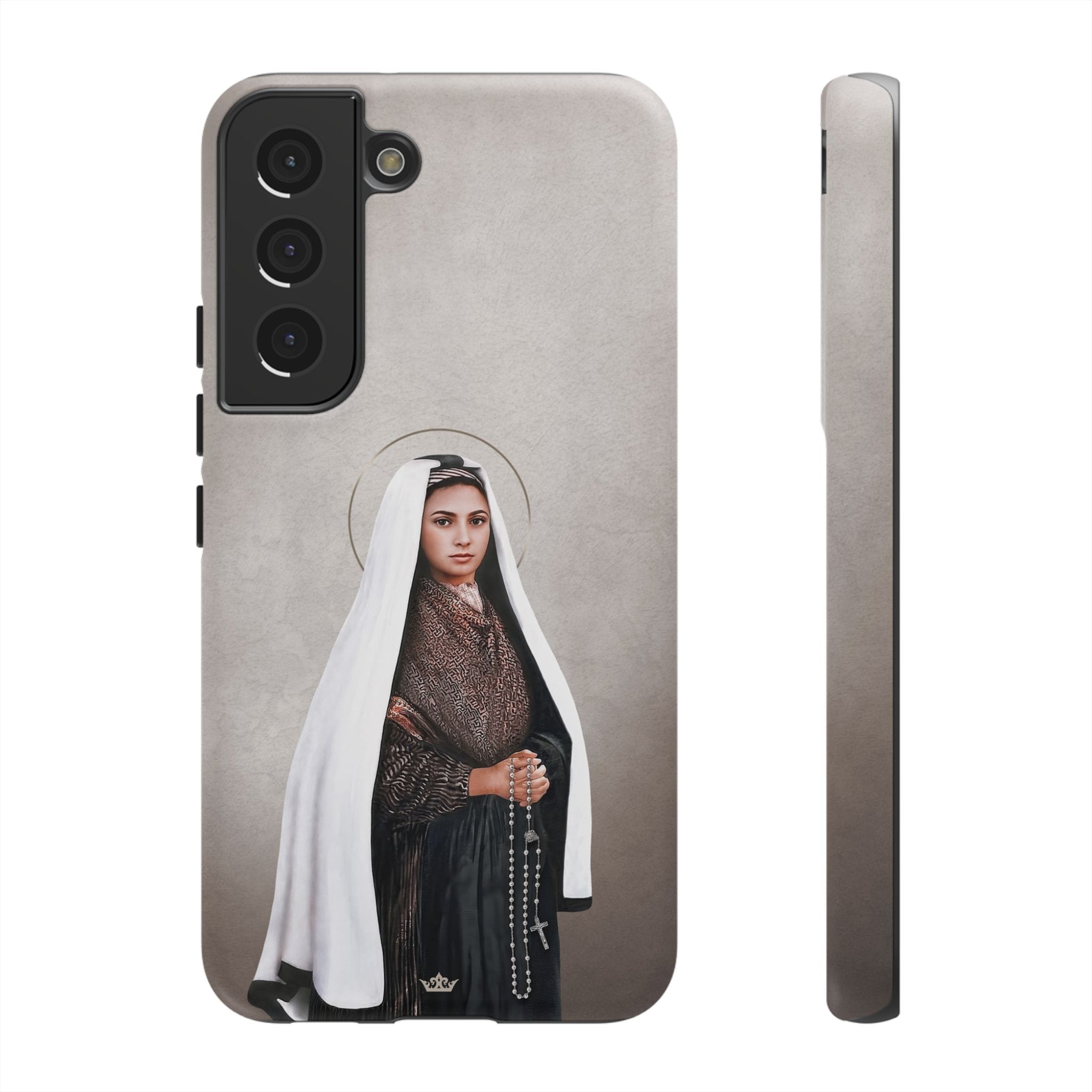 St. Bernadette Hard Phone Case (Light) Copyright VENXARA