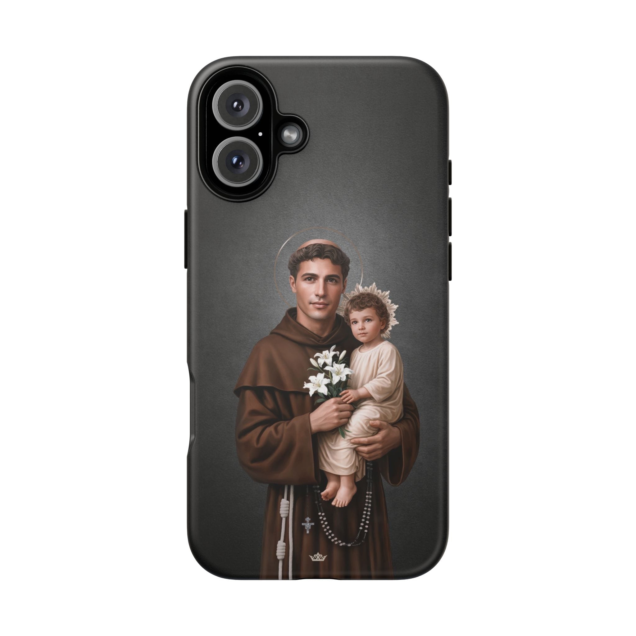 St. Anthony of Padua Hard Phone Case (Dark) Copyright VENXARA