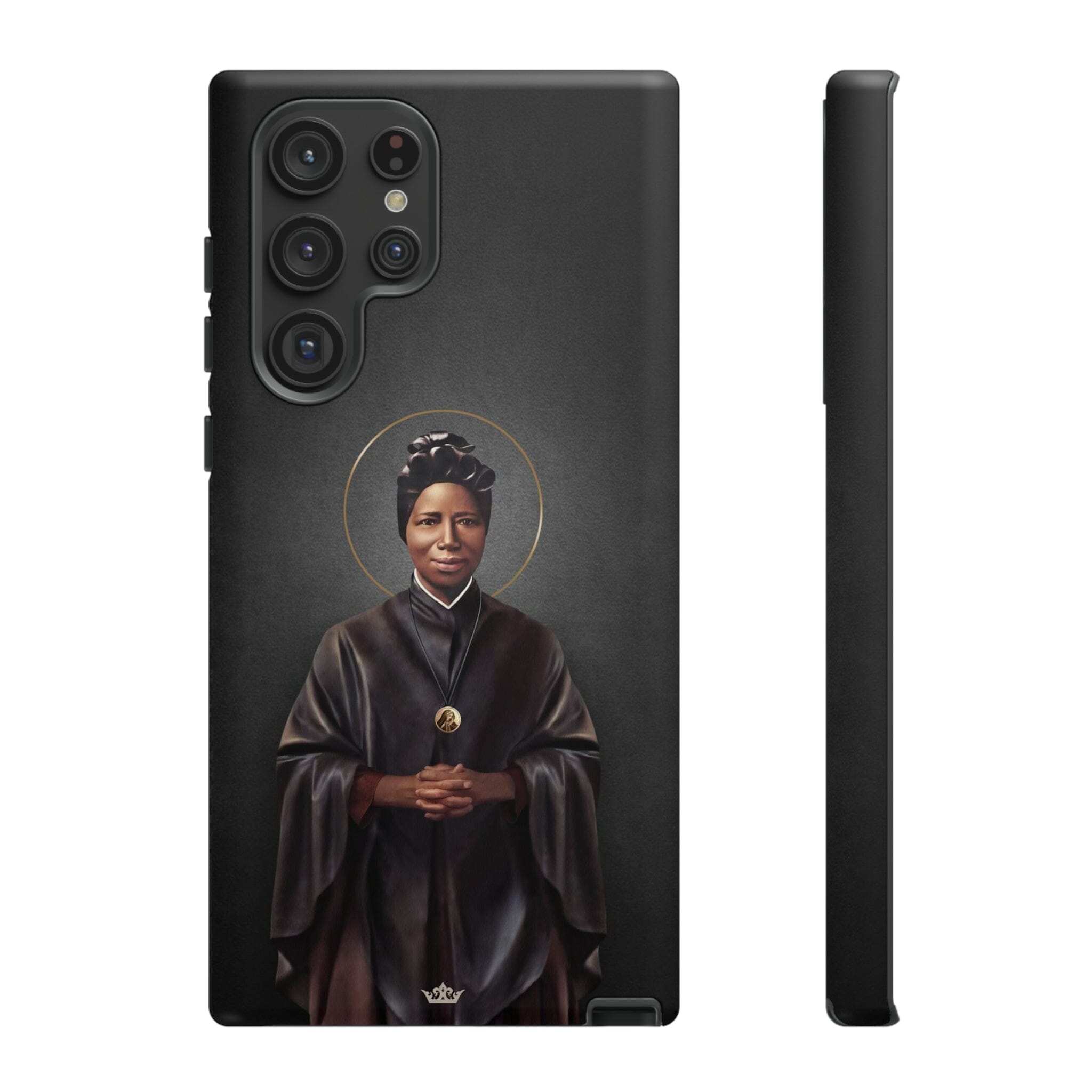 St. Josephine Bakhita Hard Phone Case (Dark)