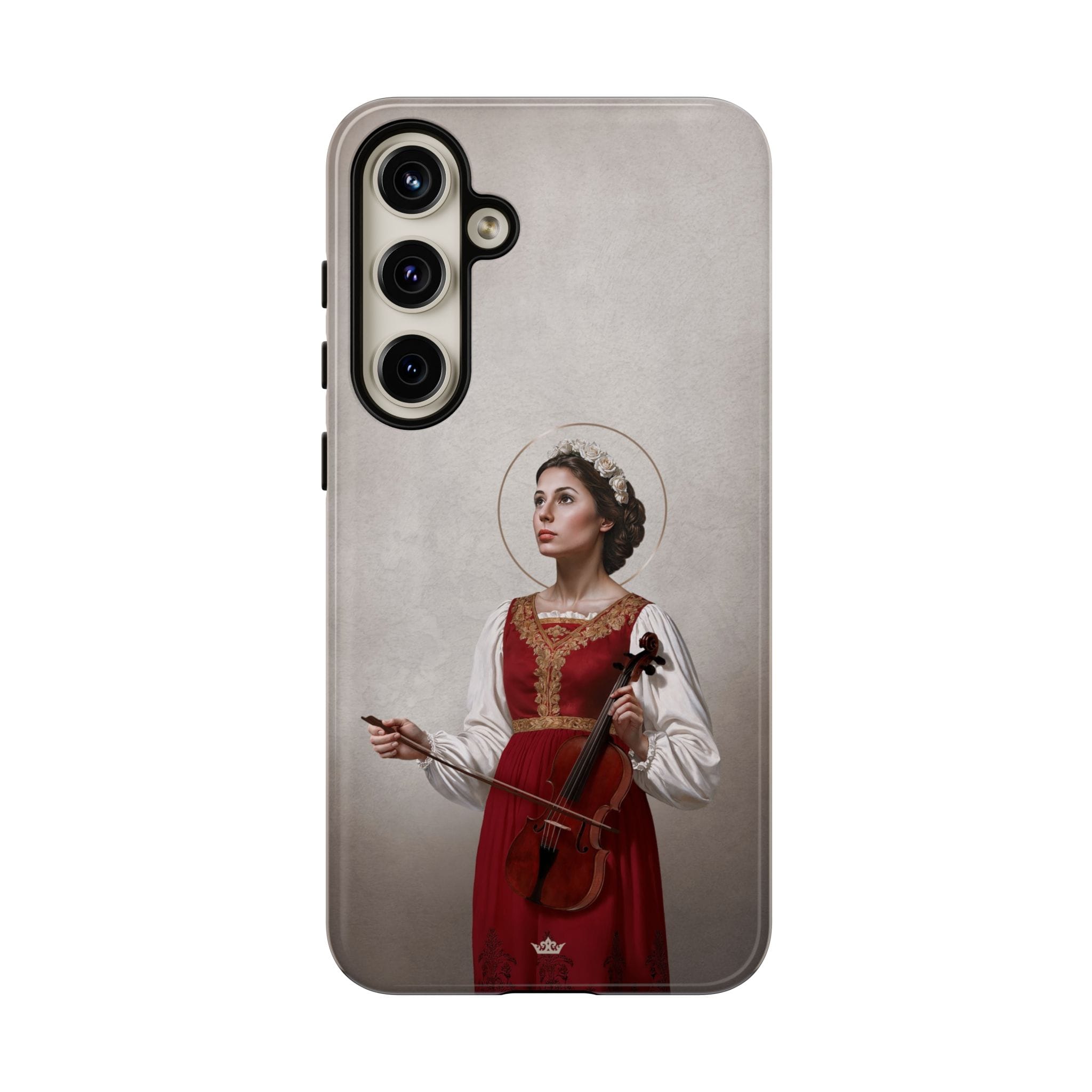 St. Cecilia Hard Phone Case (Light) Copyright VENXARA