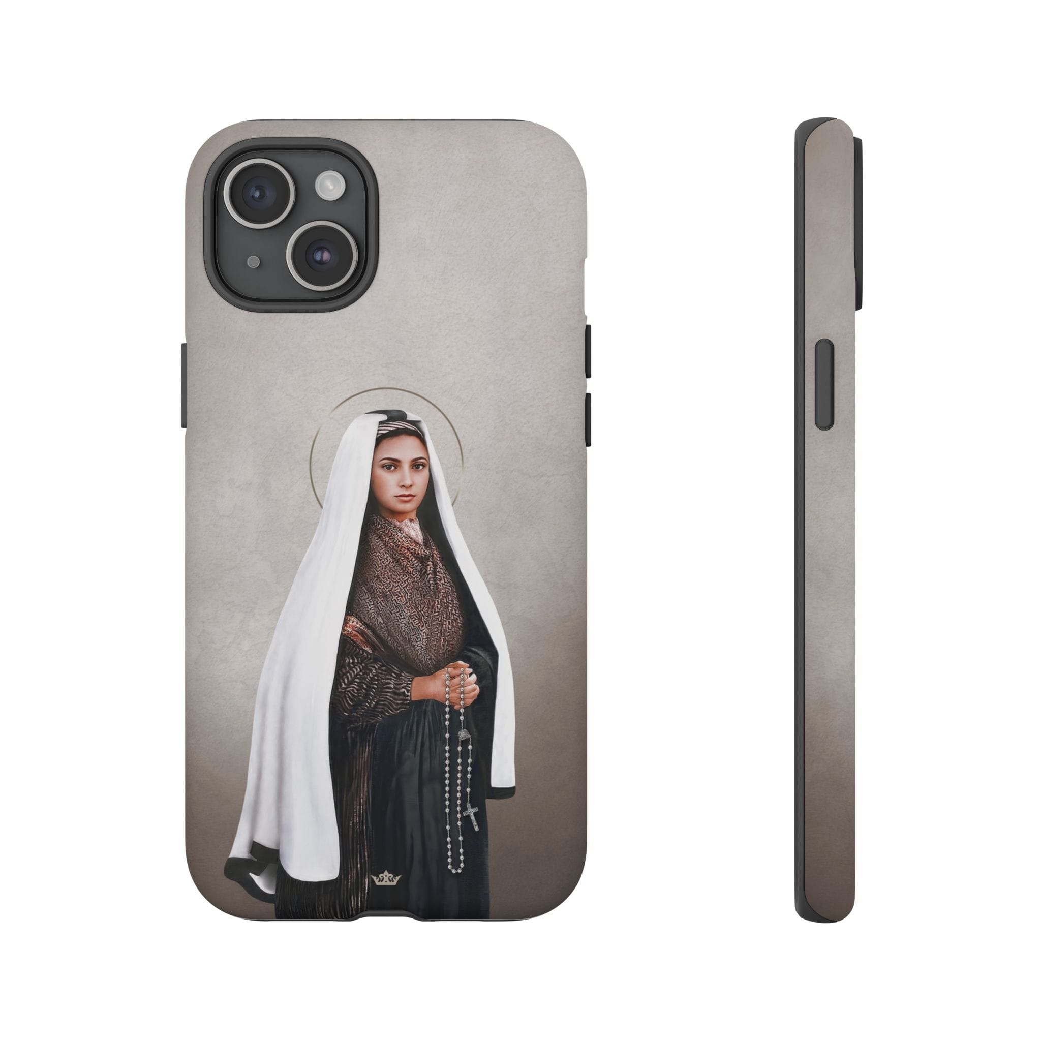 St. Bernadette Hard Phone Case (Light) Copyright VENXARA