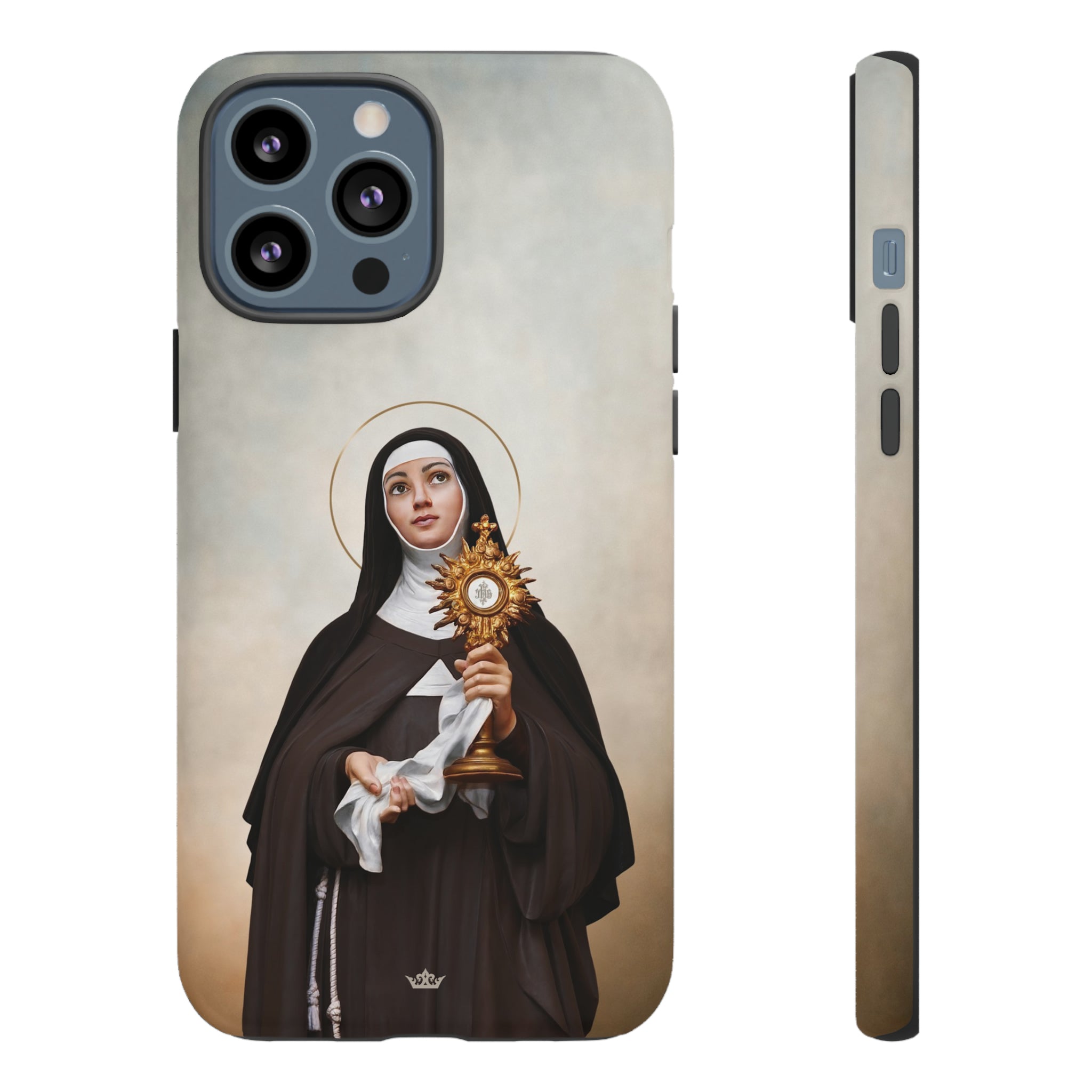 St. Clare of Assisi Hard Phone Case (Light)