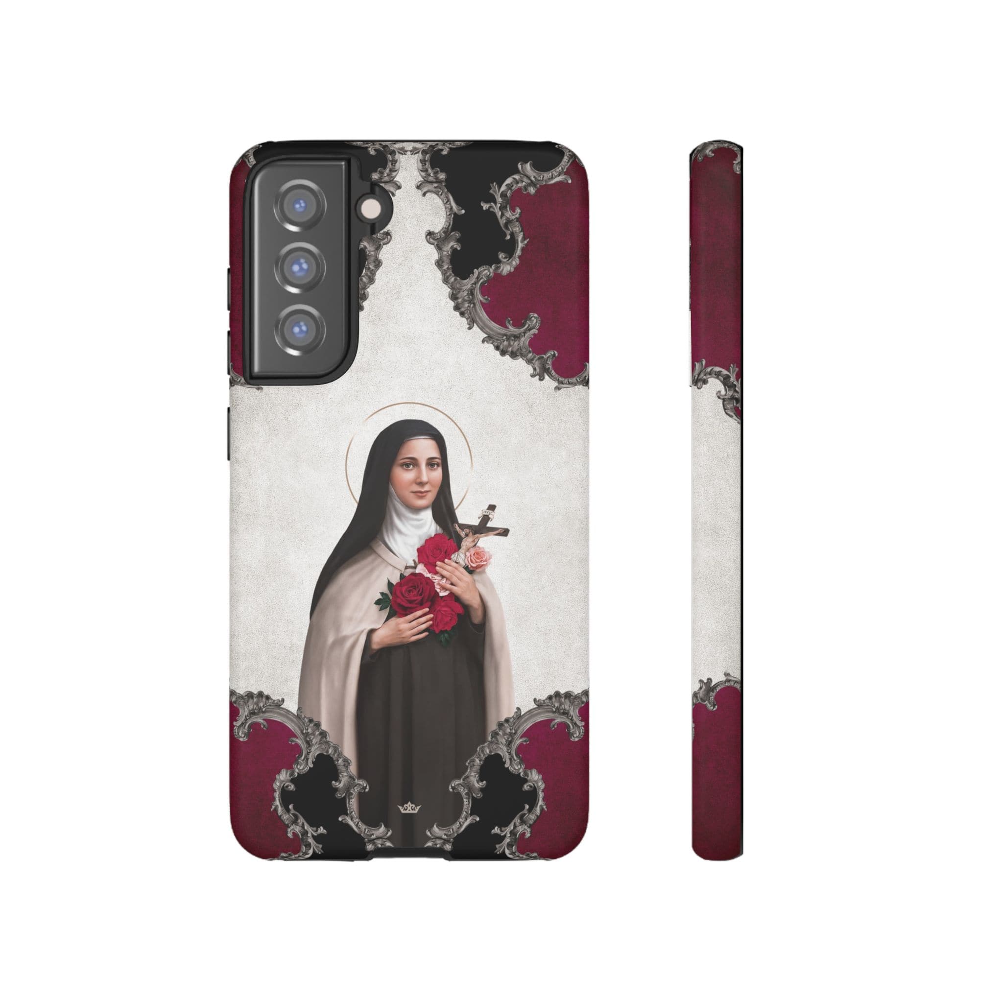 St. Therese of Lisieux Hard Phone Case (Baroque) Copyright VENXARA
