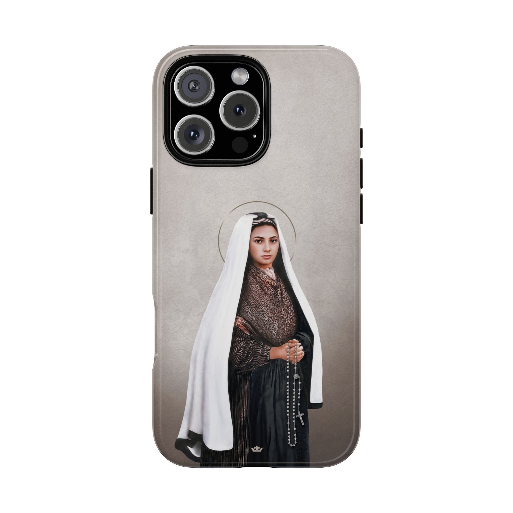St. Bernadette Hard Phone Case (Light) Copyright VENXARA