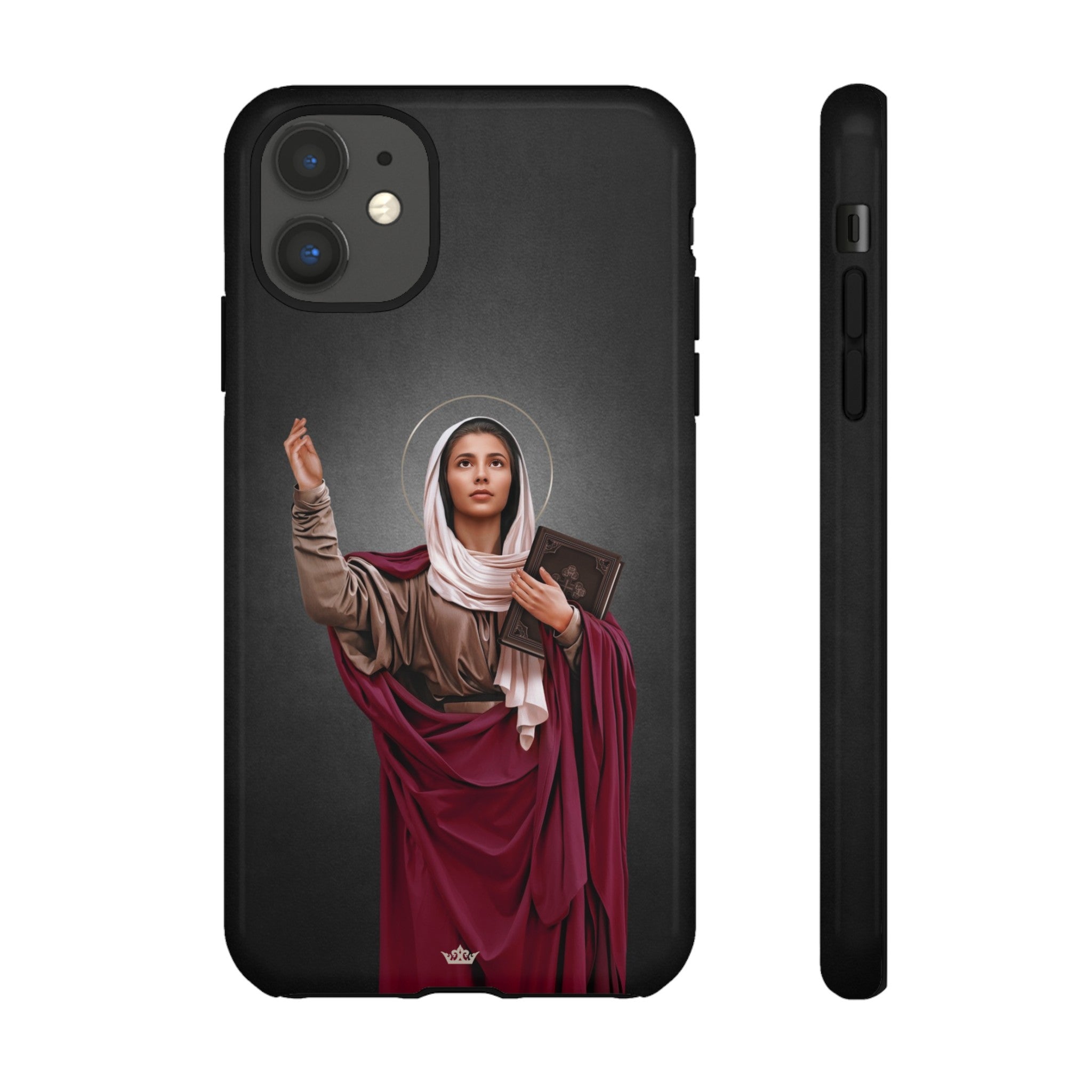 St. Monica Hard Phone Case (Dark)