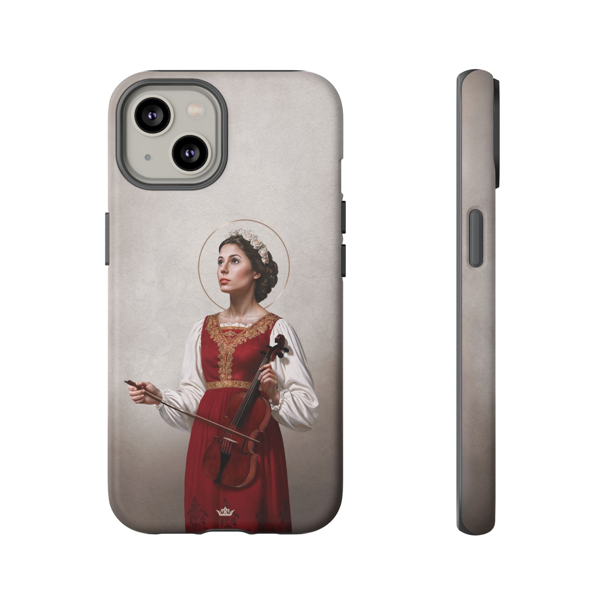 St. Cecilia Hard Phone Case (Light) Copyright VENXARA