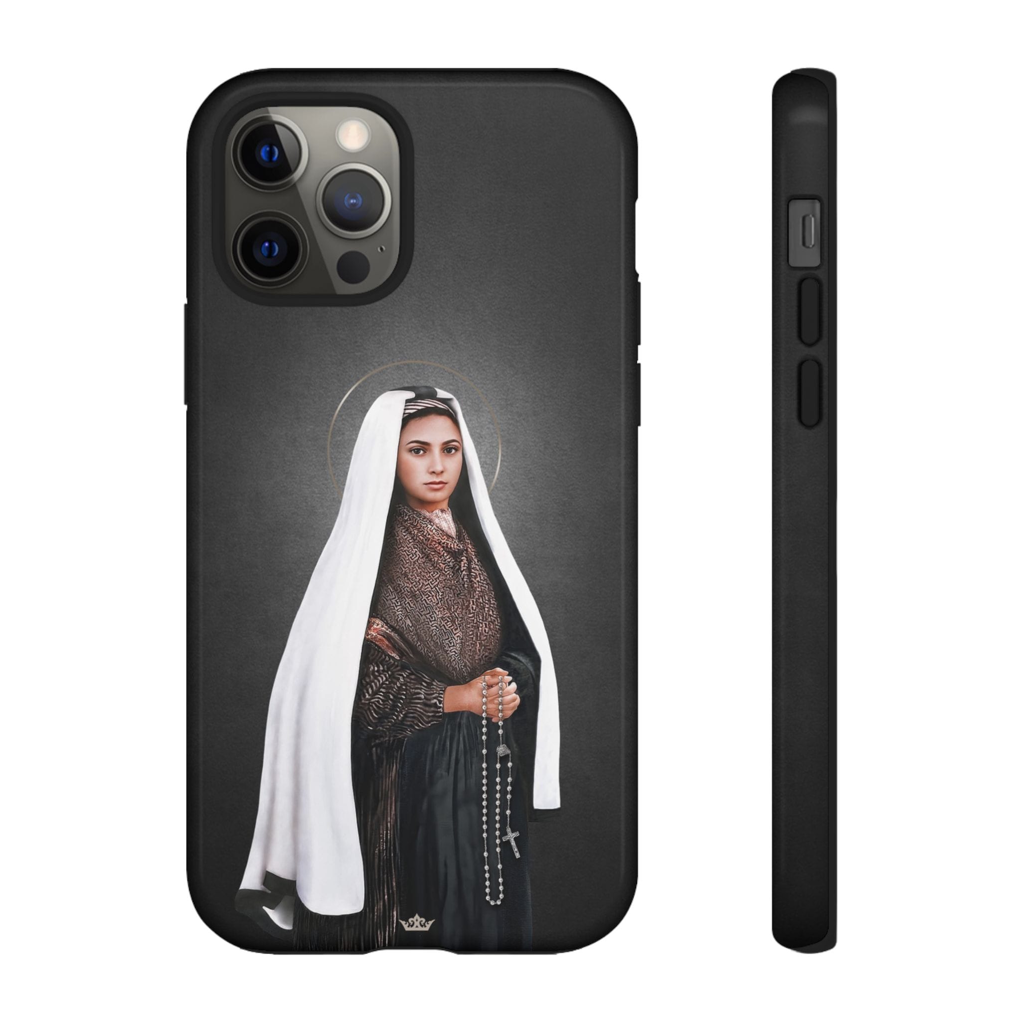 St. Bernadette Hard Phone Case (Dark) Copyright VENXARA