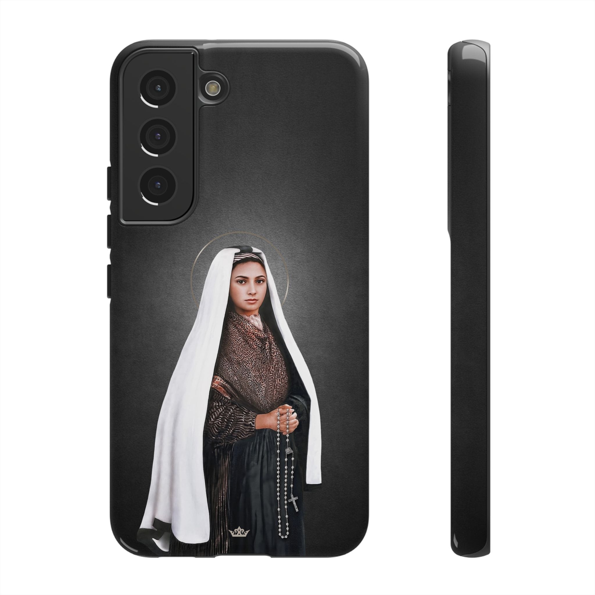 St. Bernadette Hard Phone Case (Dark) Copyright VENXARA