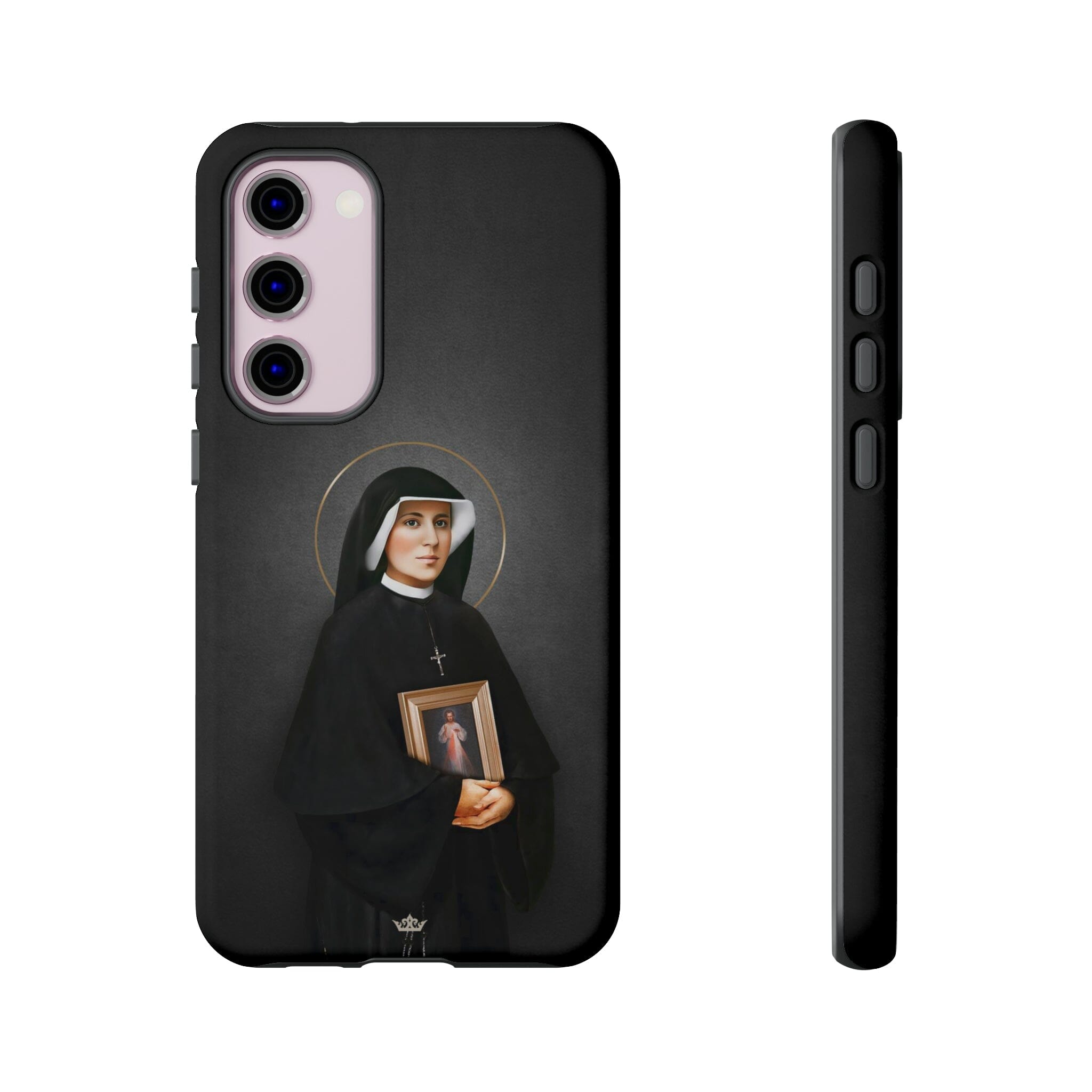 St. Faustina Hard Phone Case (Dark)