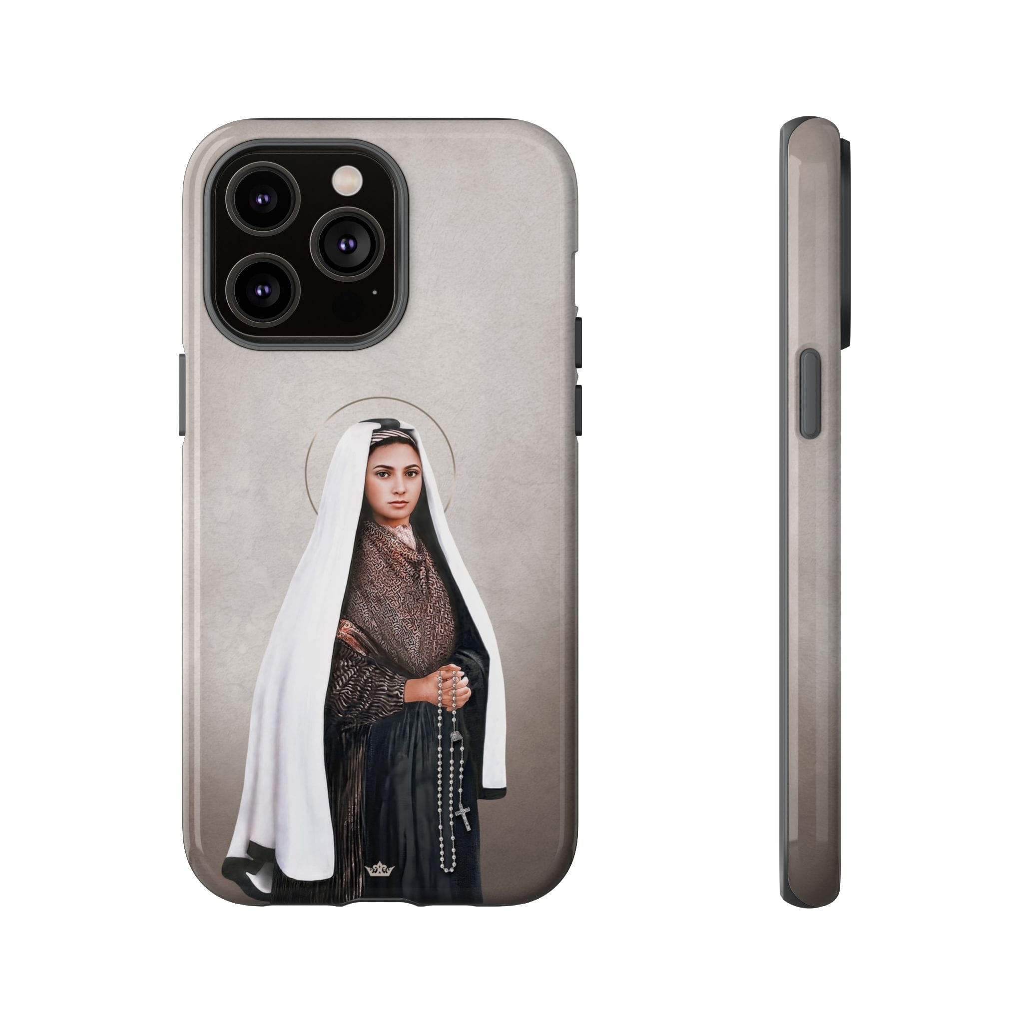 St. Bernadette Hard Phone Case (Light) Copyright VENXARA