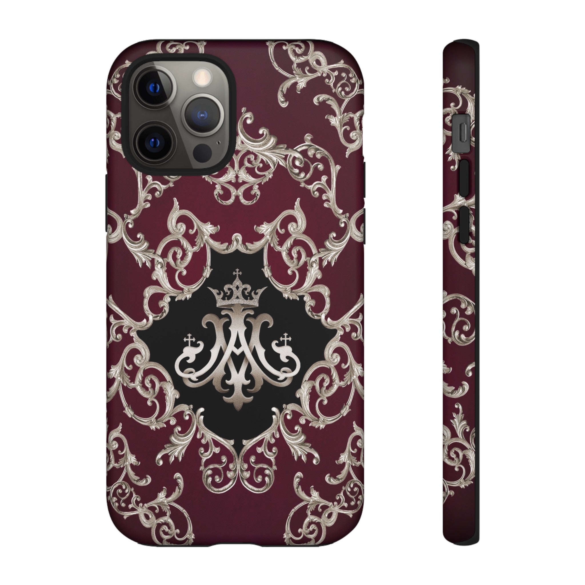 Ave Maria Hard Phone Case (Baroque Mahogany)