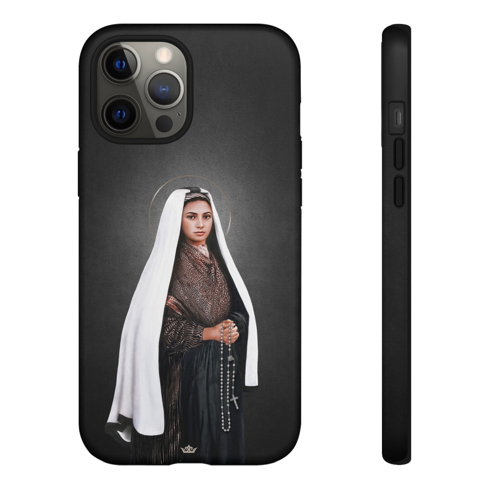 St. Bernadette Hard Phone Case (Dark) Copyright VENXARA
