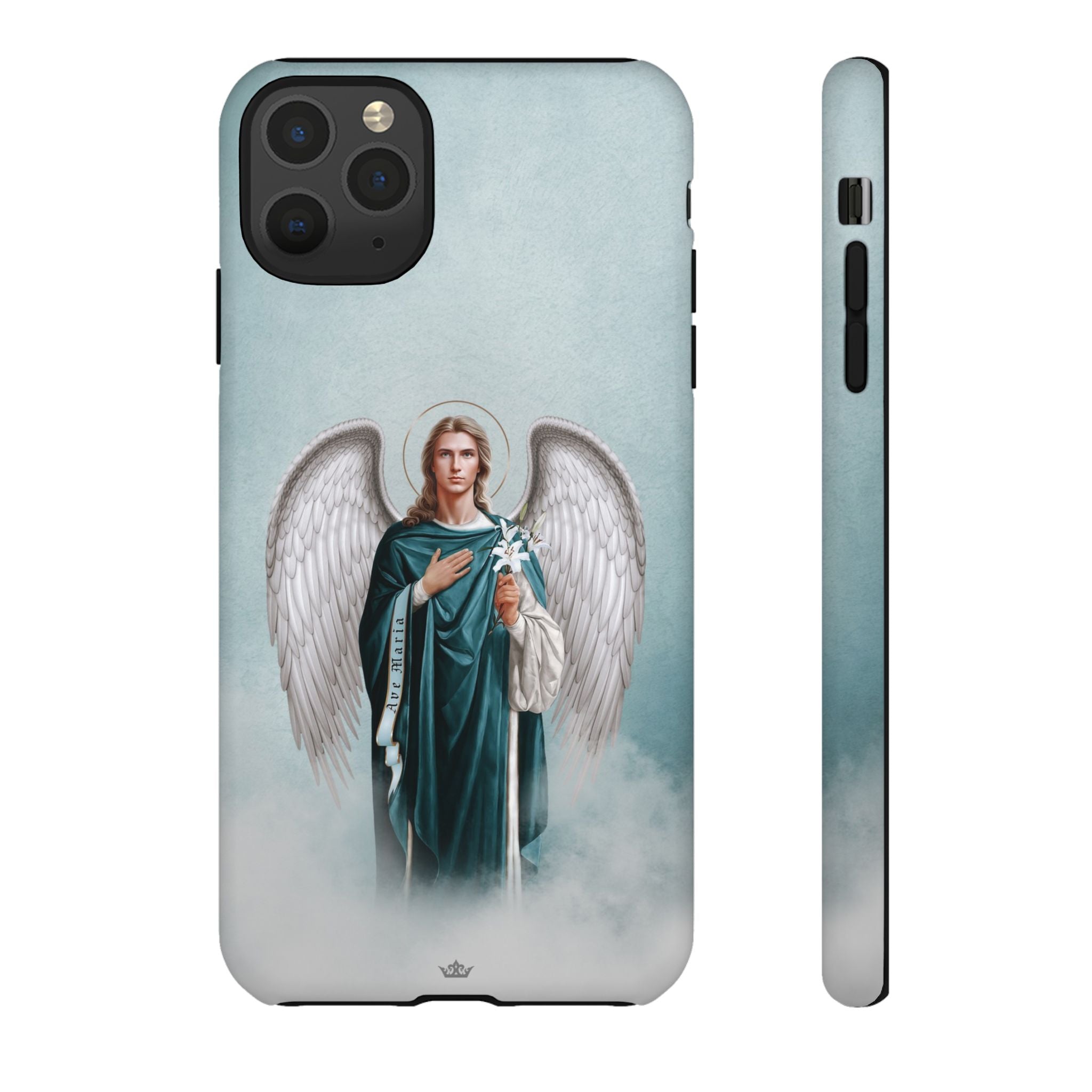 St. Gabriel the Archangel Hard Phone Case (Blue)
