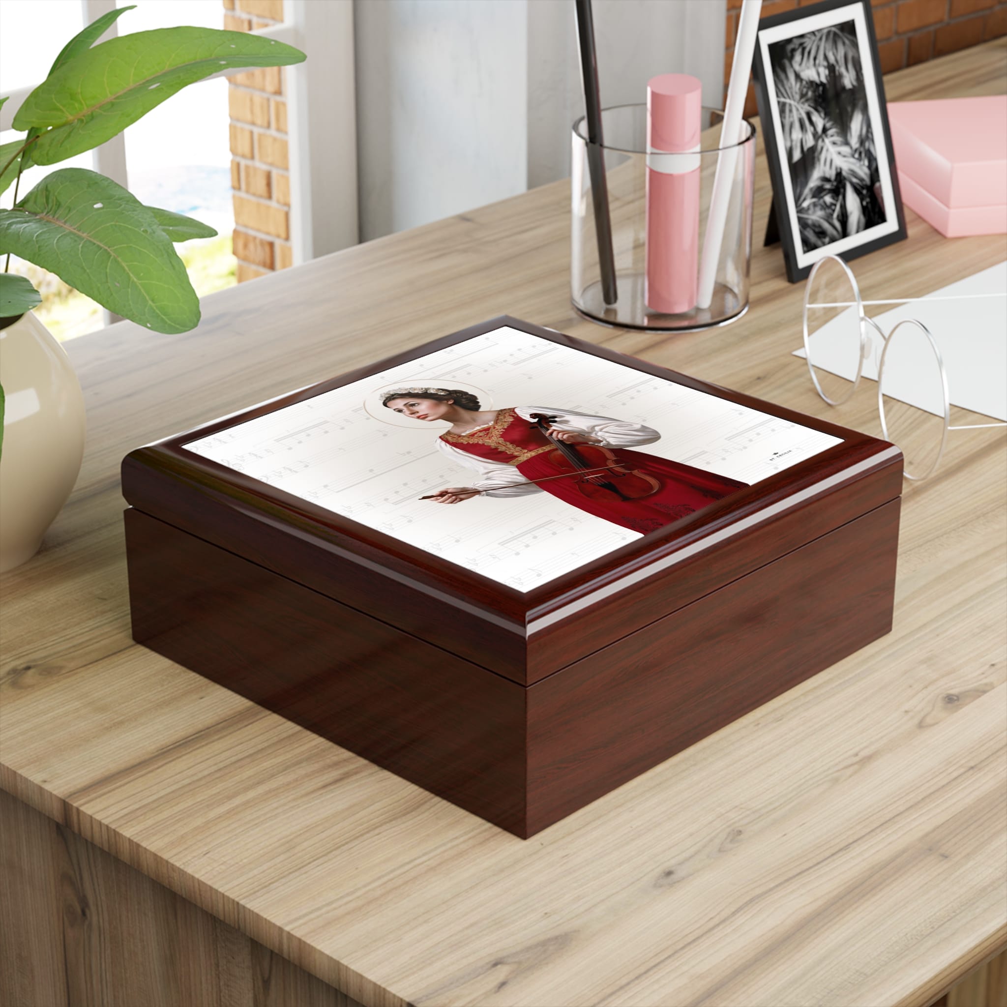 St. Cecilia Keepsake Box Copyright VENXARA