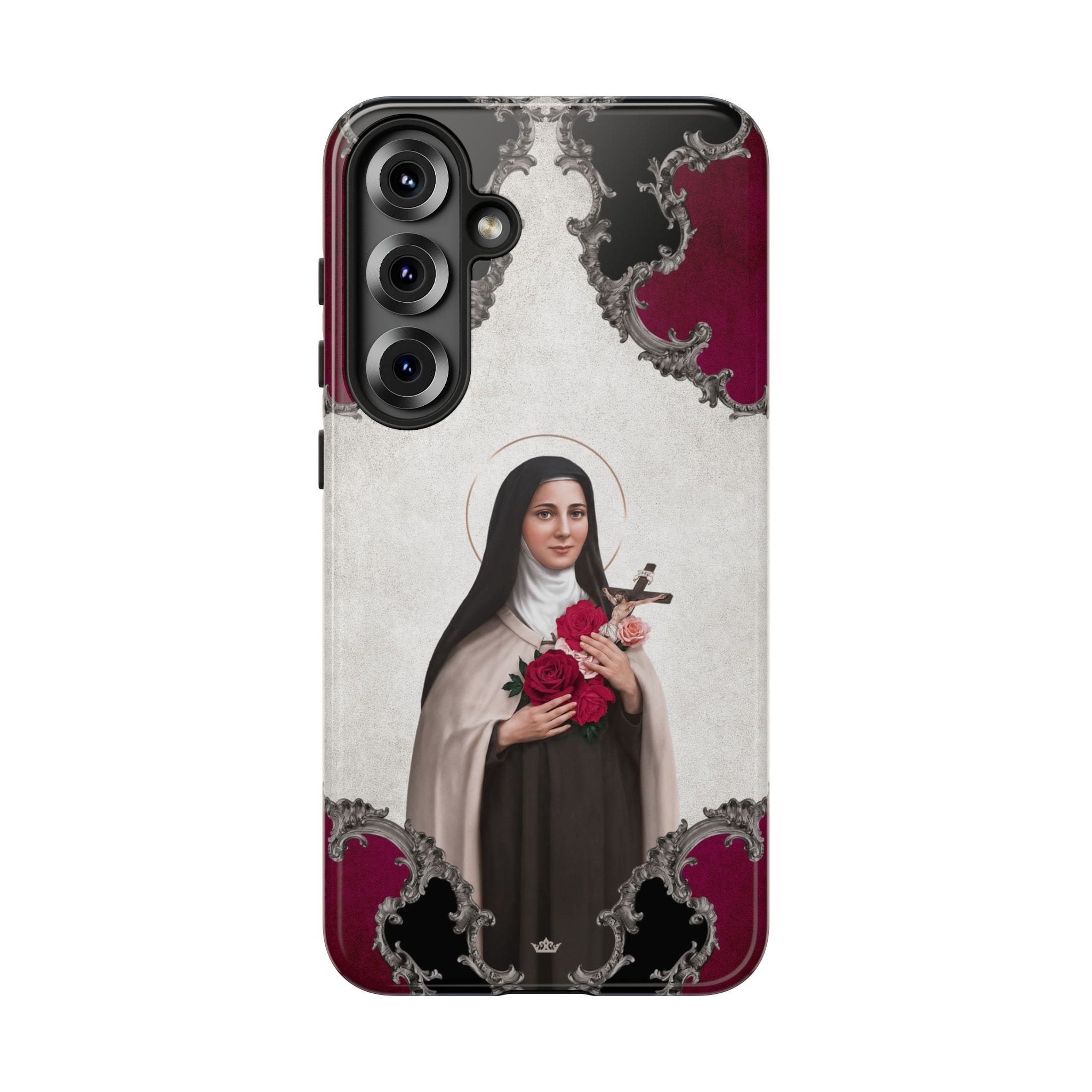 St. Therese of Lisieux Hard Phone Case (Baroque) Copyright VENXARA