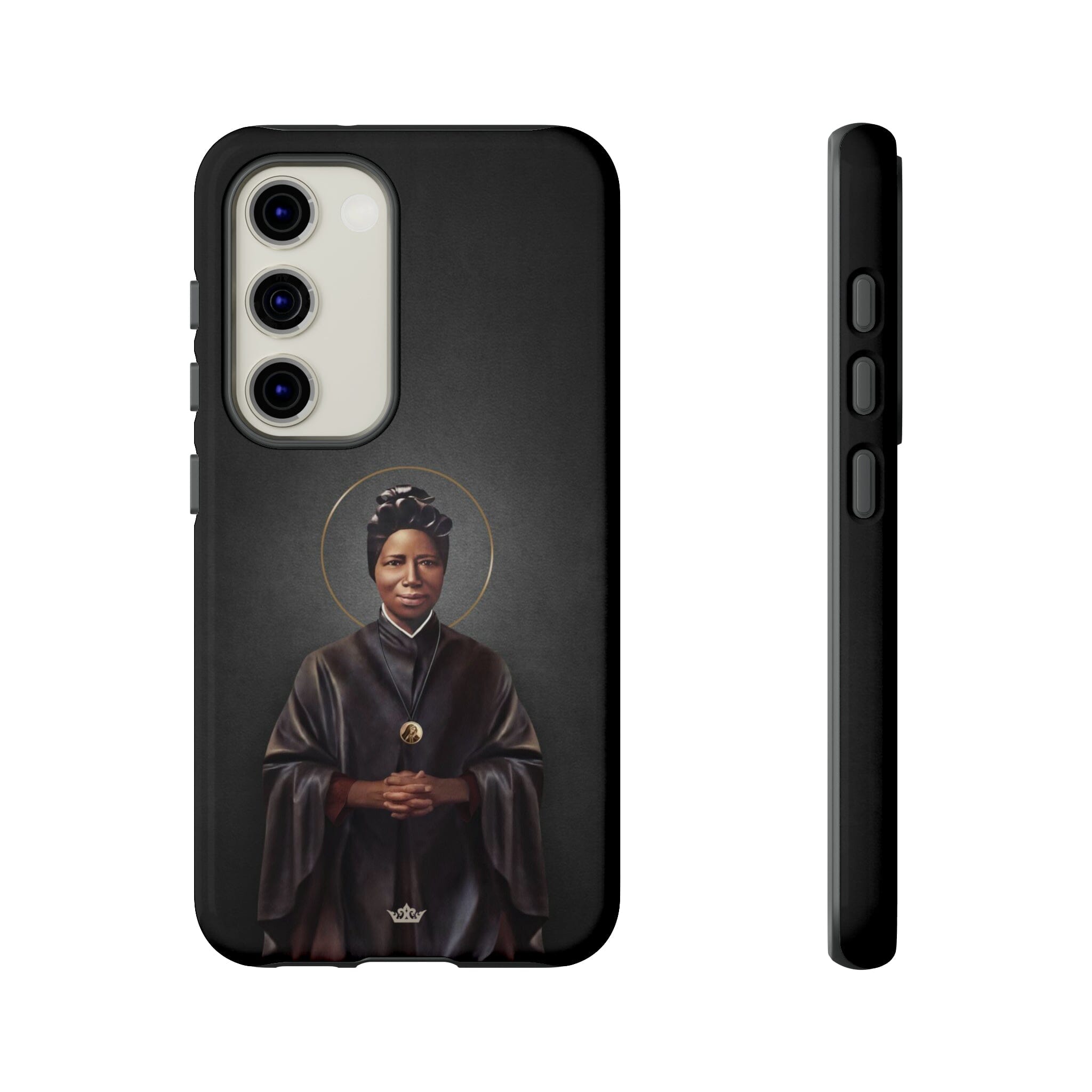 St. Josephine Bakhita Hard Phone Case (Dark)