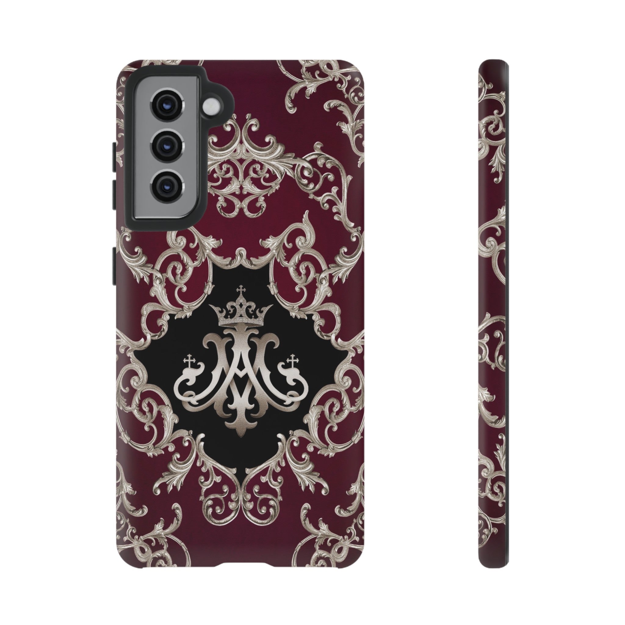 Ave Maria Hard Phone Case (Baroque Mahogany)
