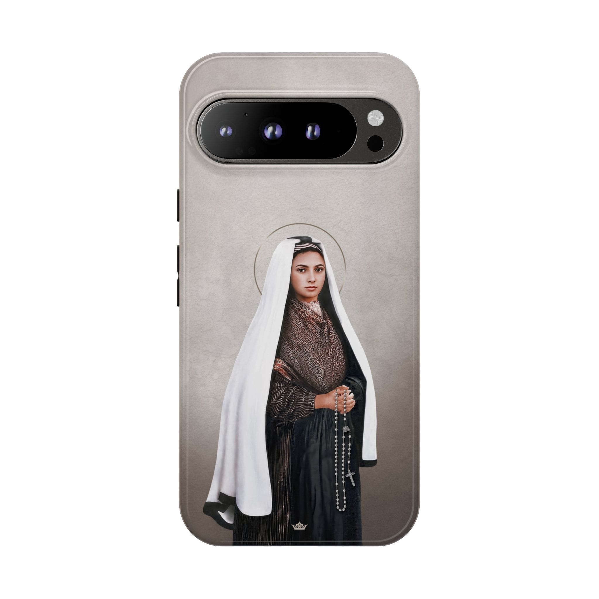 St. Bernadette Hard Phone Case (Light) Copyright VENXARA