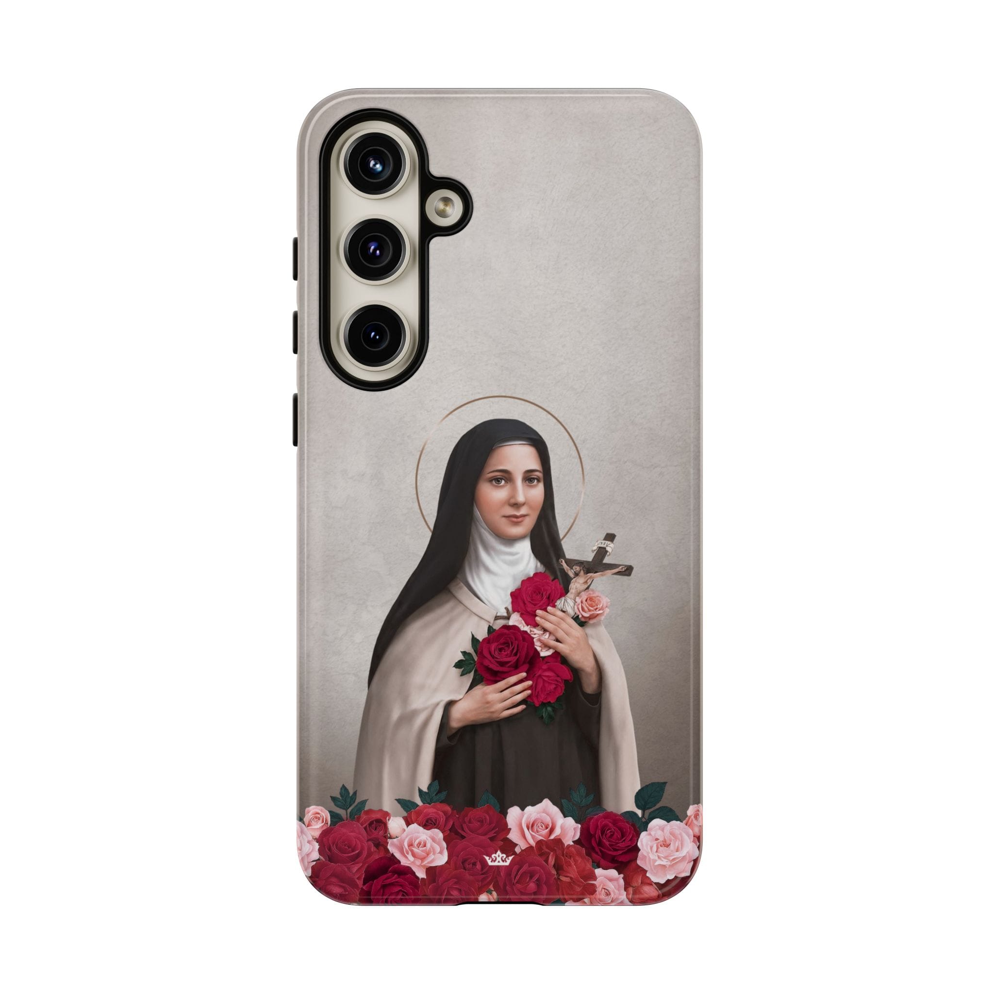 St. Therese of Lisieux Hard Phone Case (Light) Copyright VENXARA