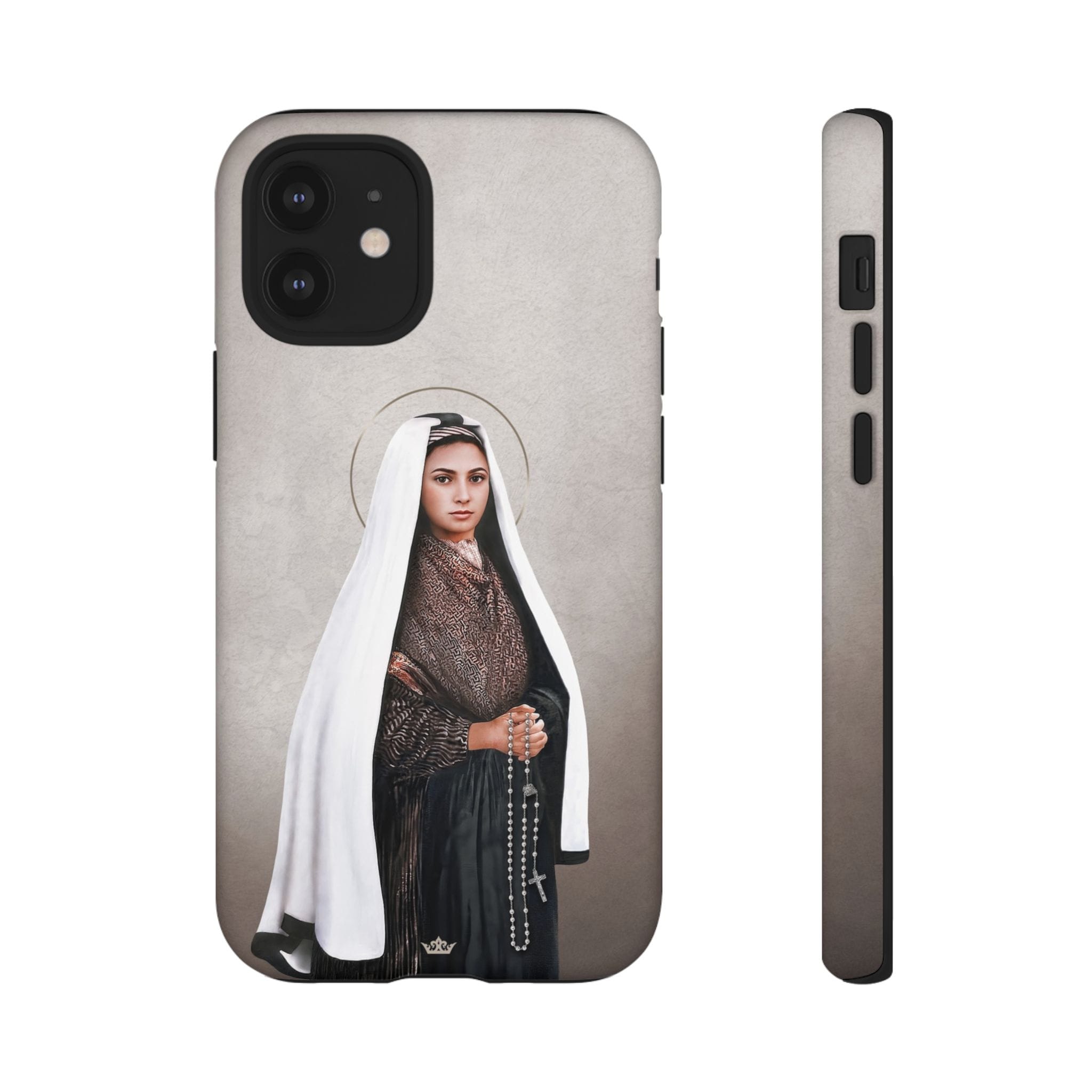 St. Bernadette Hard Phone Case (Light) Copyright VENXARA