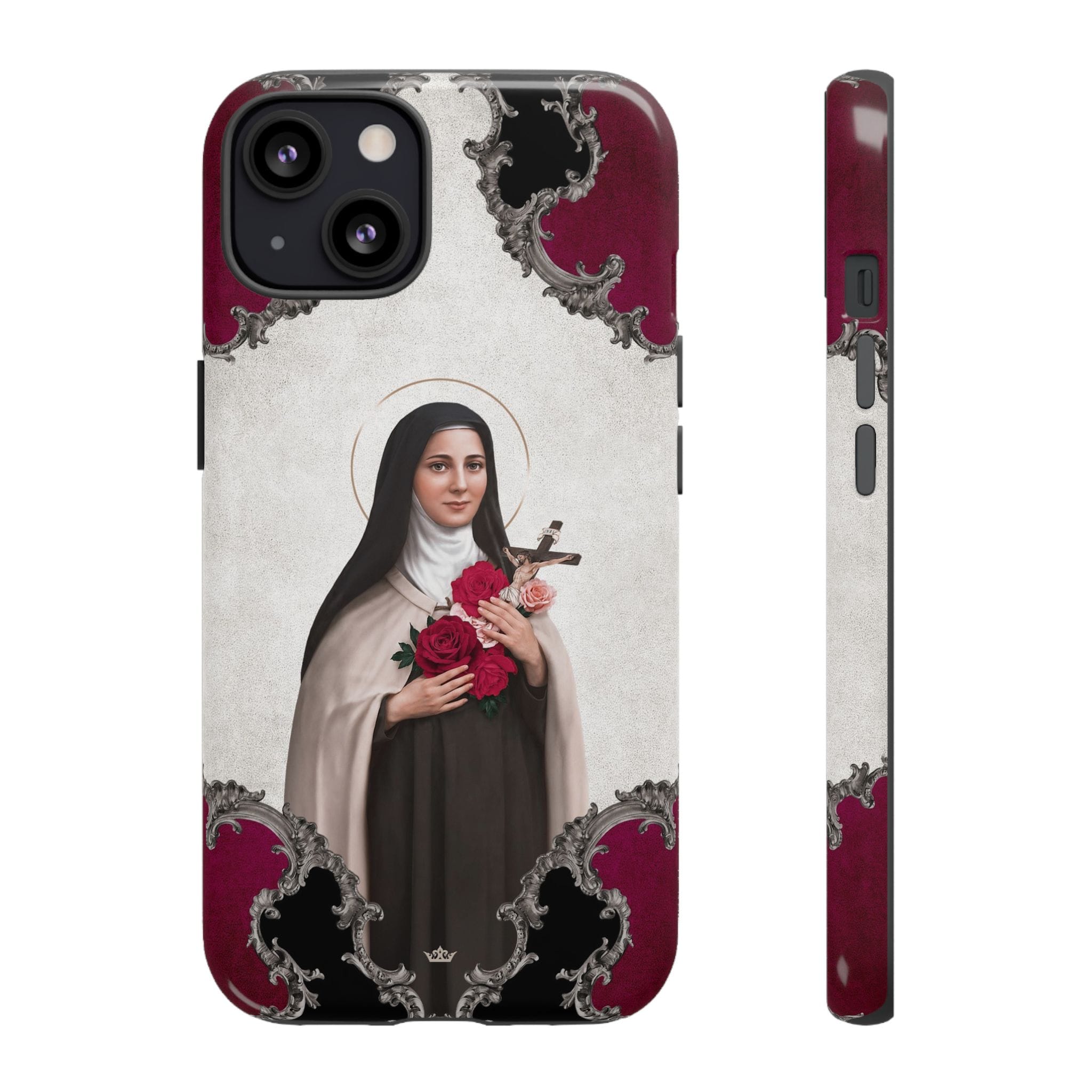 St. Therese of Lisieux Hard Phone Case (Baroque) Copyright VENXARA