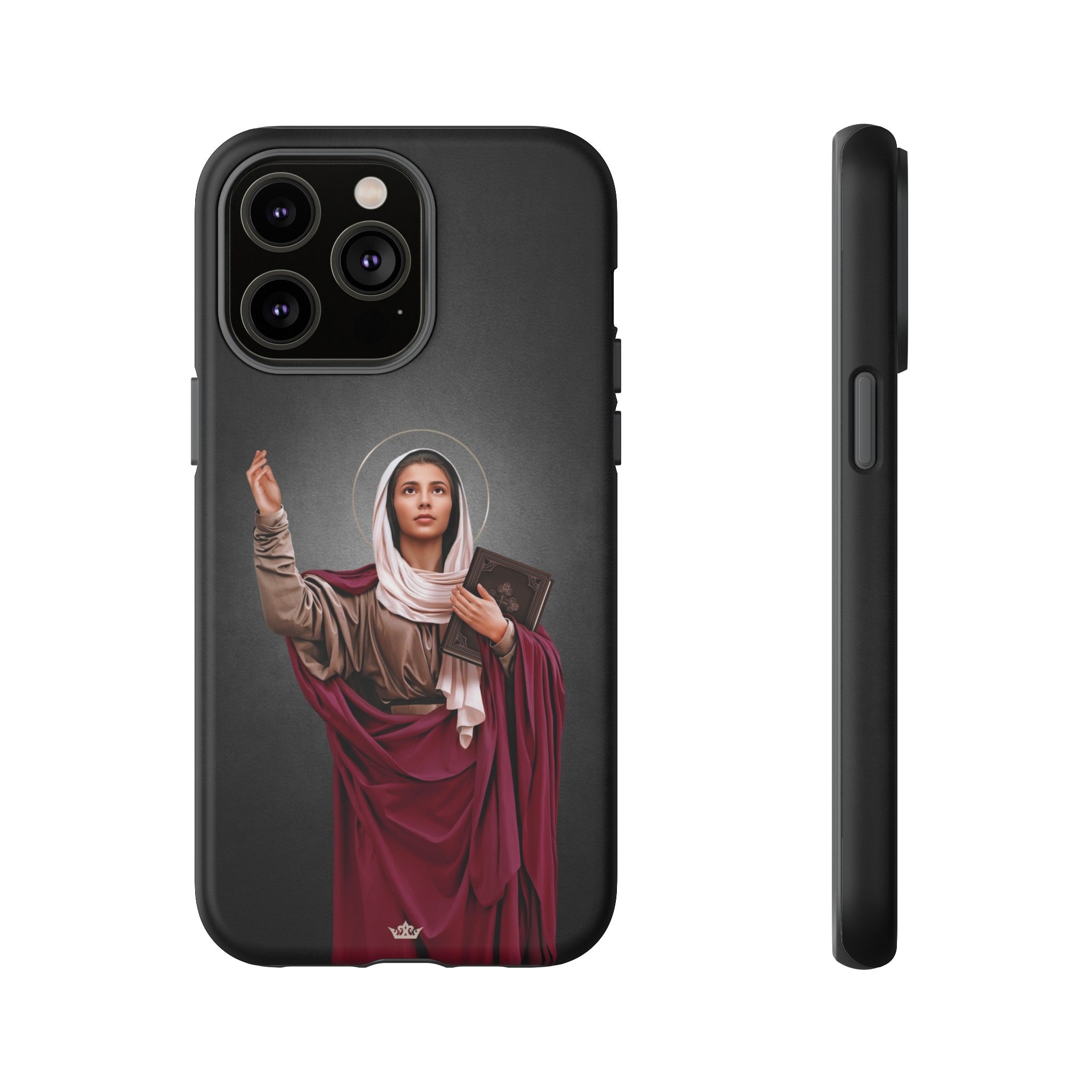St. Monica Hard Phone Case (Dark)