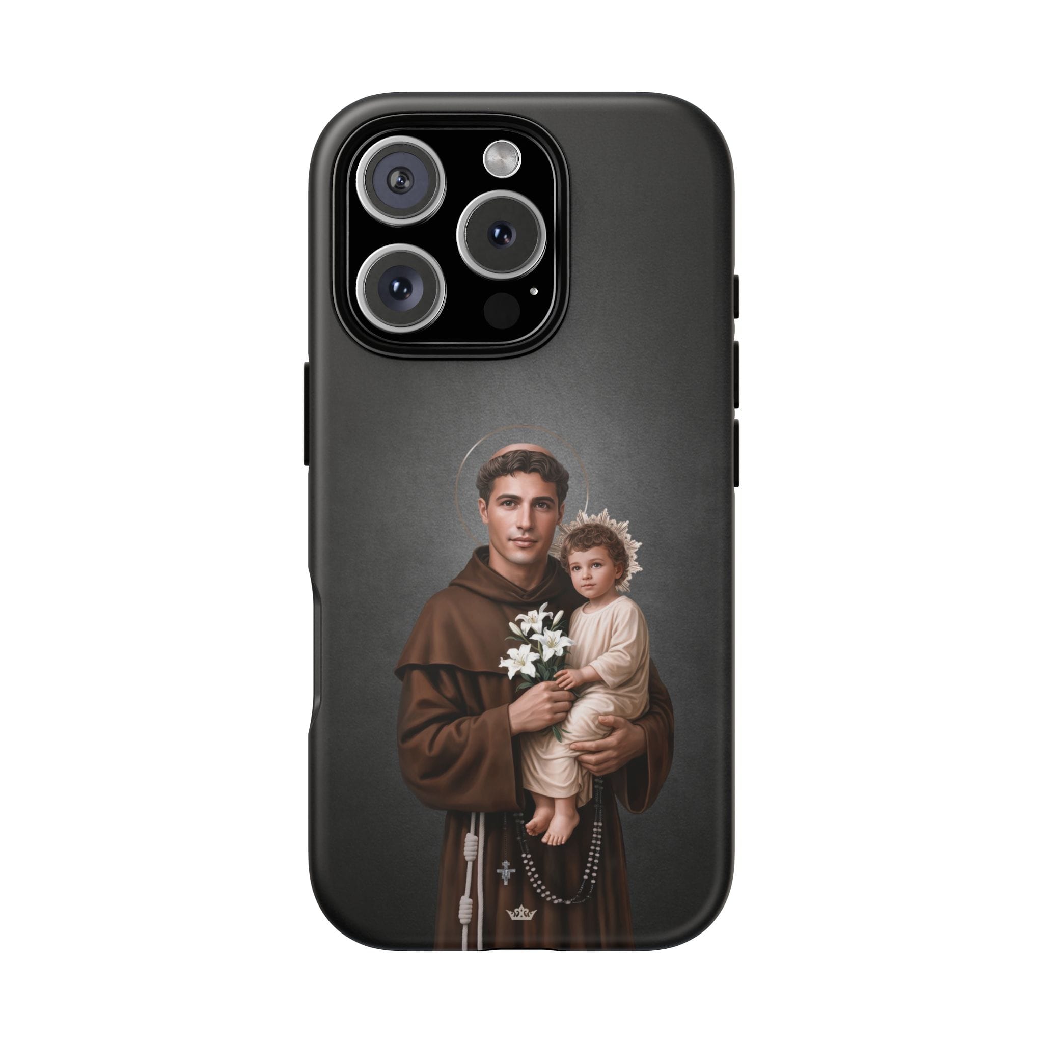 St. Anthony of Padua Hard Phone Case (Dark) Copyright VENXARA