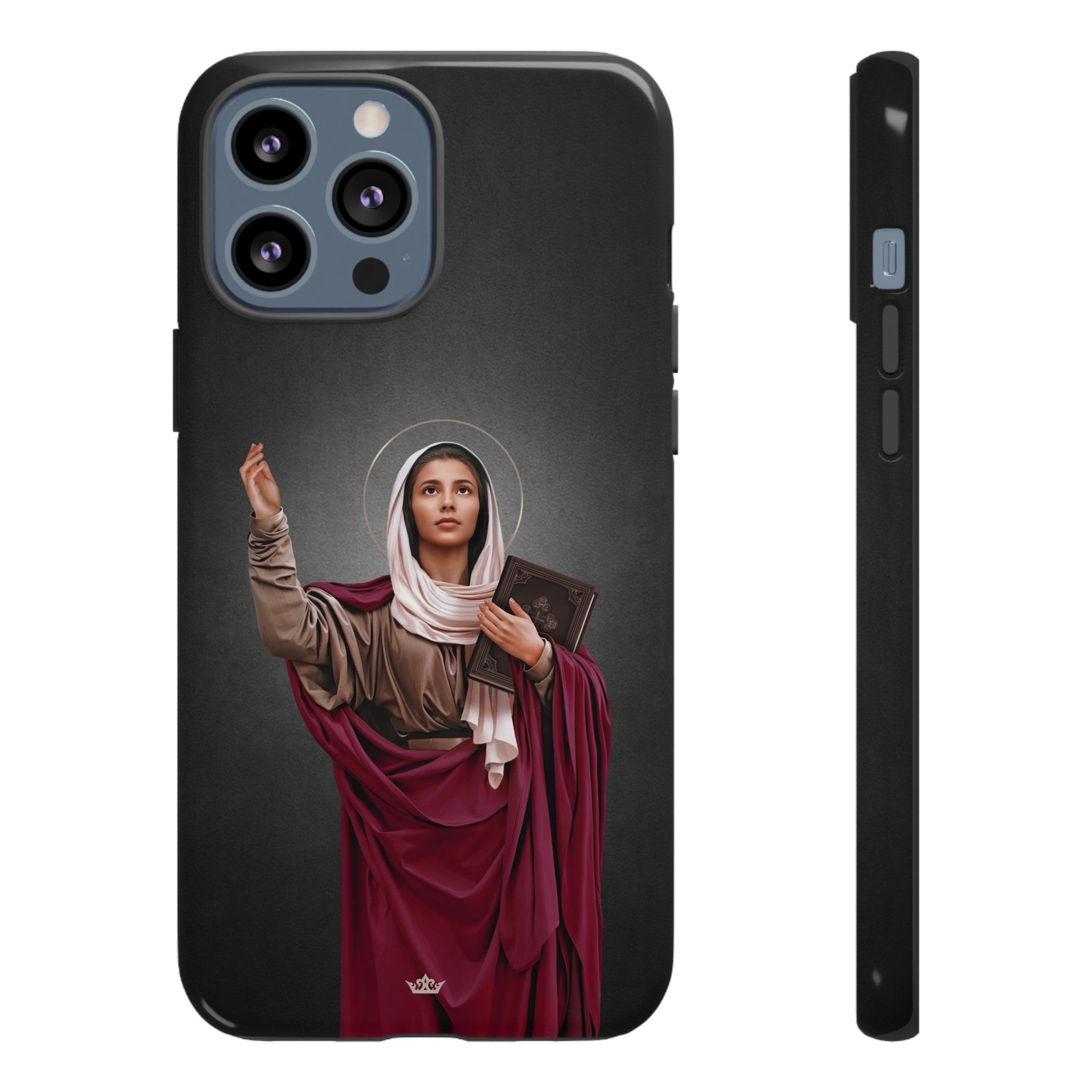 St. Monica Hard Phone Case (Dark)
