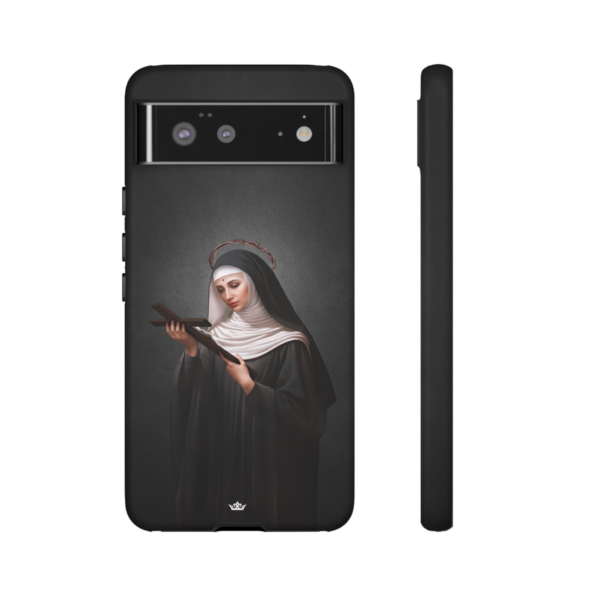 St. Rita of Cascia Hard Phone Case (Dark)